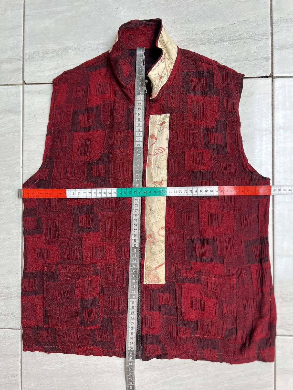 Other Japanese Brand Sukajan Red Zip Vest Size US S / EU 44-46 / 1 - 7 Thumbnail