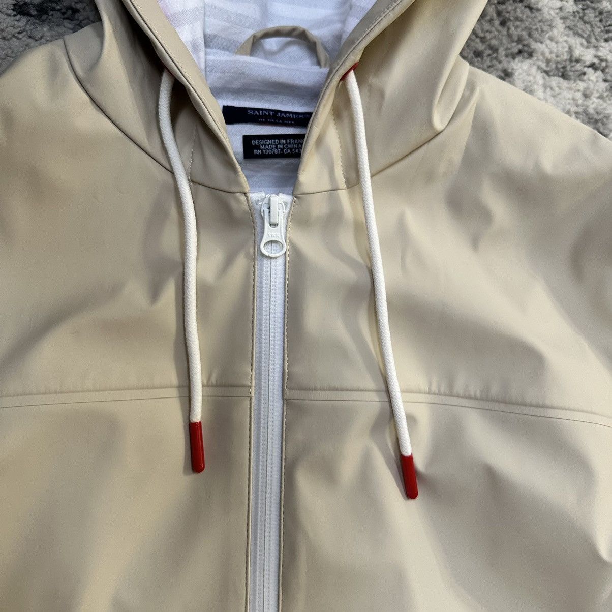 Saint James × Yves Saint Laurent Saint James ST Saint Emma Raincoat Jacket Size M / US 6-8 / IT 42-44 - 3 Thumbnail