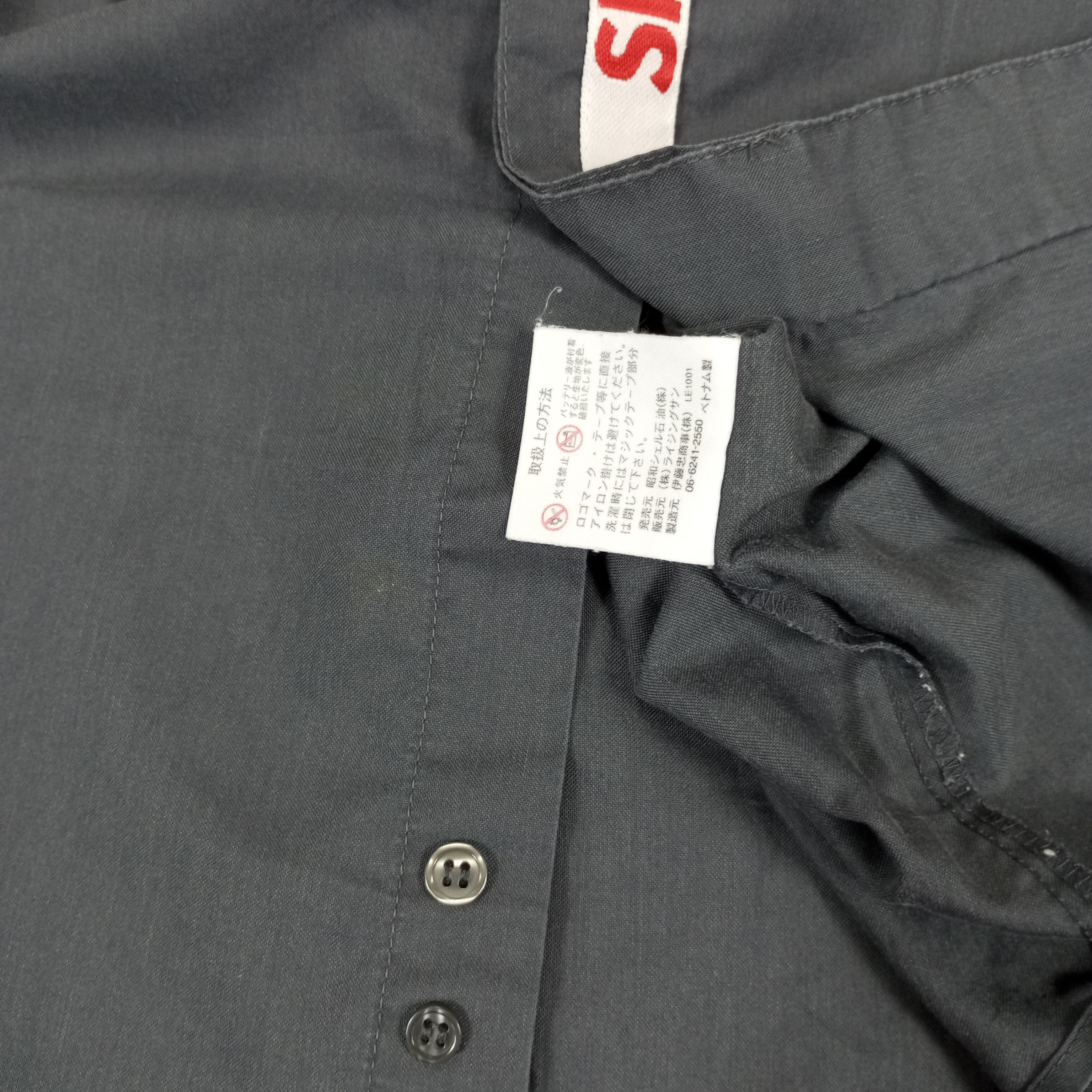 Vintage Shell Logo Design Workwear Working Shirt Size US L / EU 52-54 / 3 - 10 Thumbnail