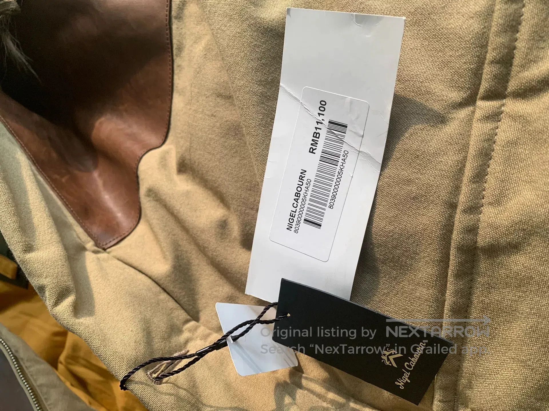 Nigel Cabourn classic long donkey down jacket with fur hood. Size US XXL / EU 58 / 5 - 7 Thumbnail