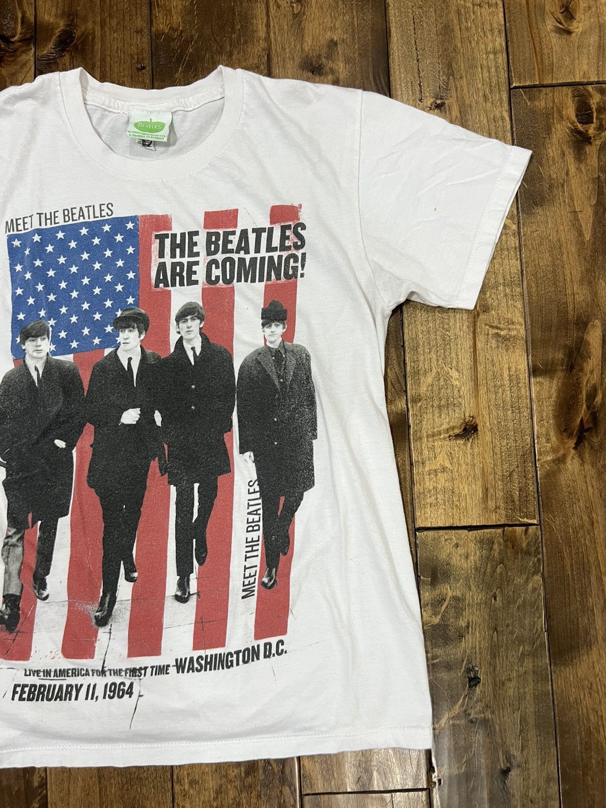 Alstyle × Band Tees × Vintage The Beatles “Meet The Beatles” Shirt Size US S / EU 44-46 / 1 - 4 Thumbnail