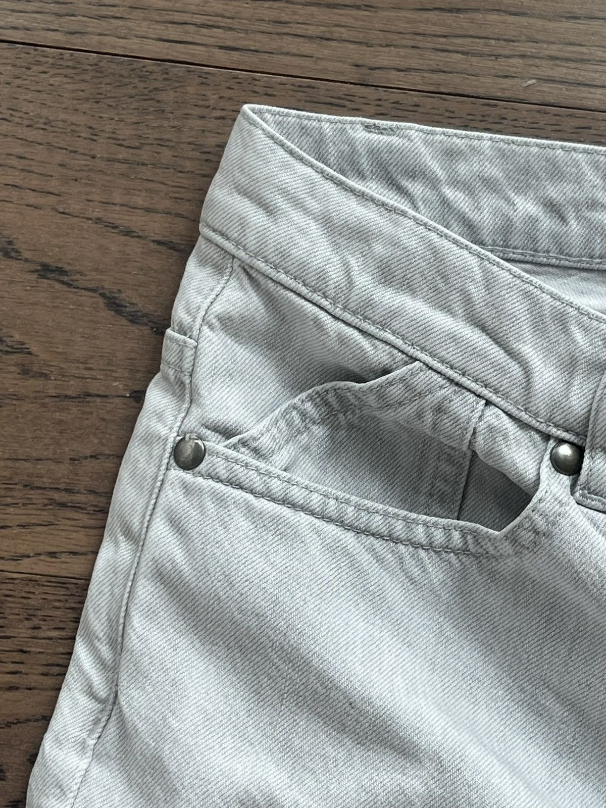Maison Margiela Early Martin Margiela Line 10 Off White Denim Patched Jeans Size US 32 / EU 48 - 12 Thumbnail