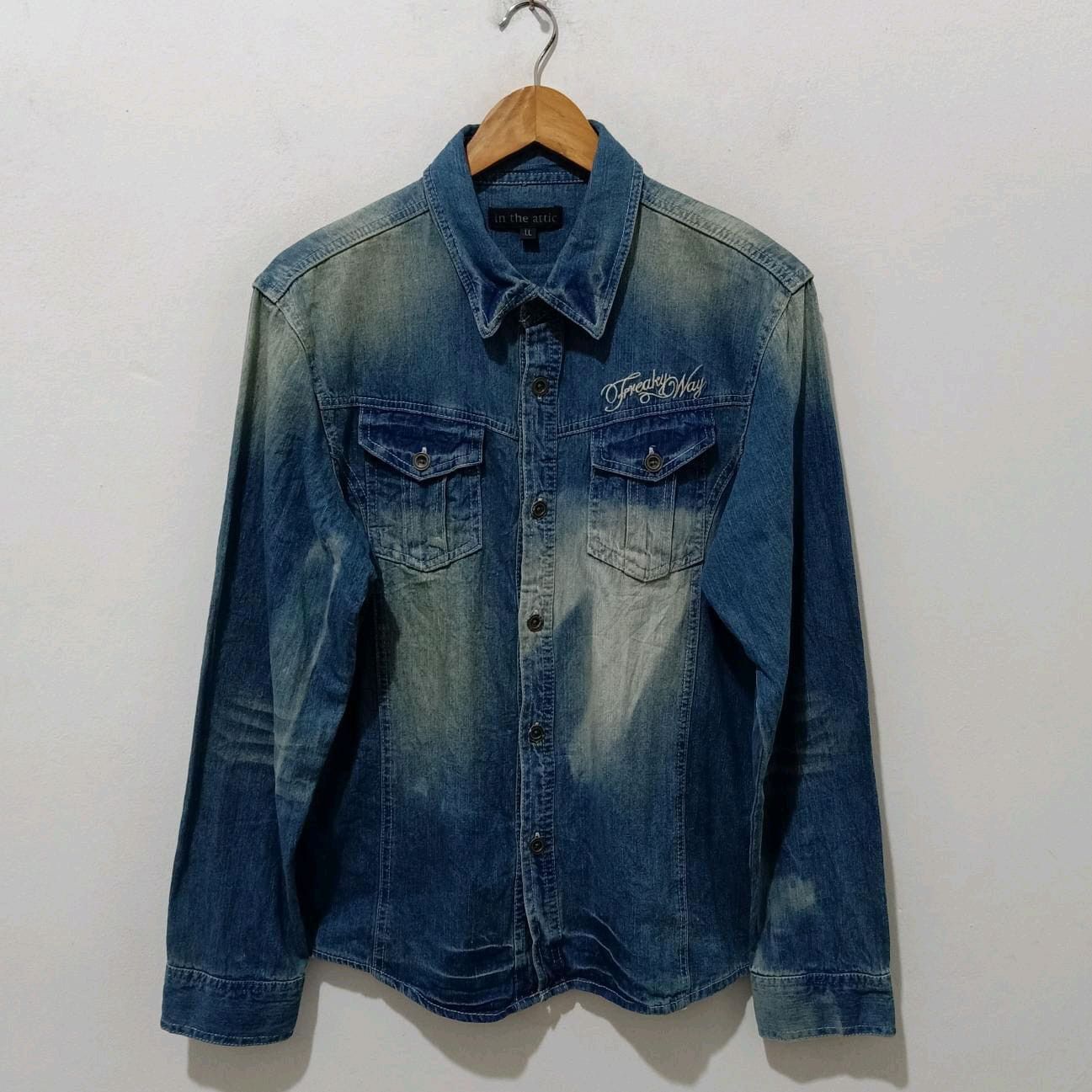 In The Attic In The Attic Denim Jeans Shirt Size US XL / EU 56 / 4 - 1 Thumbnail