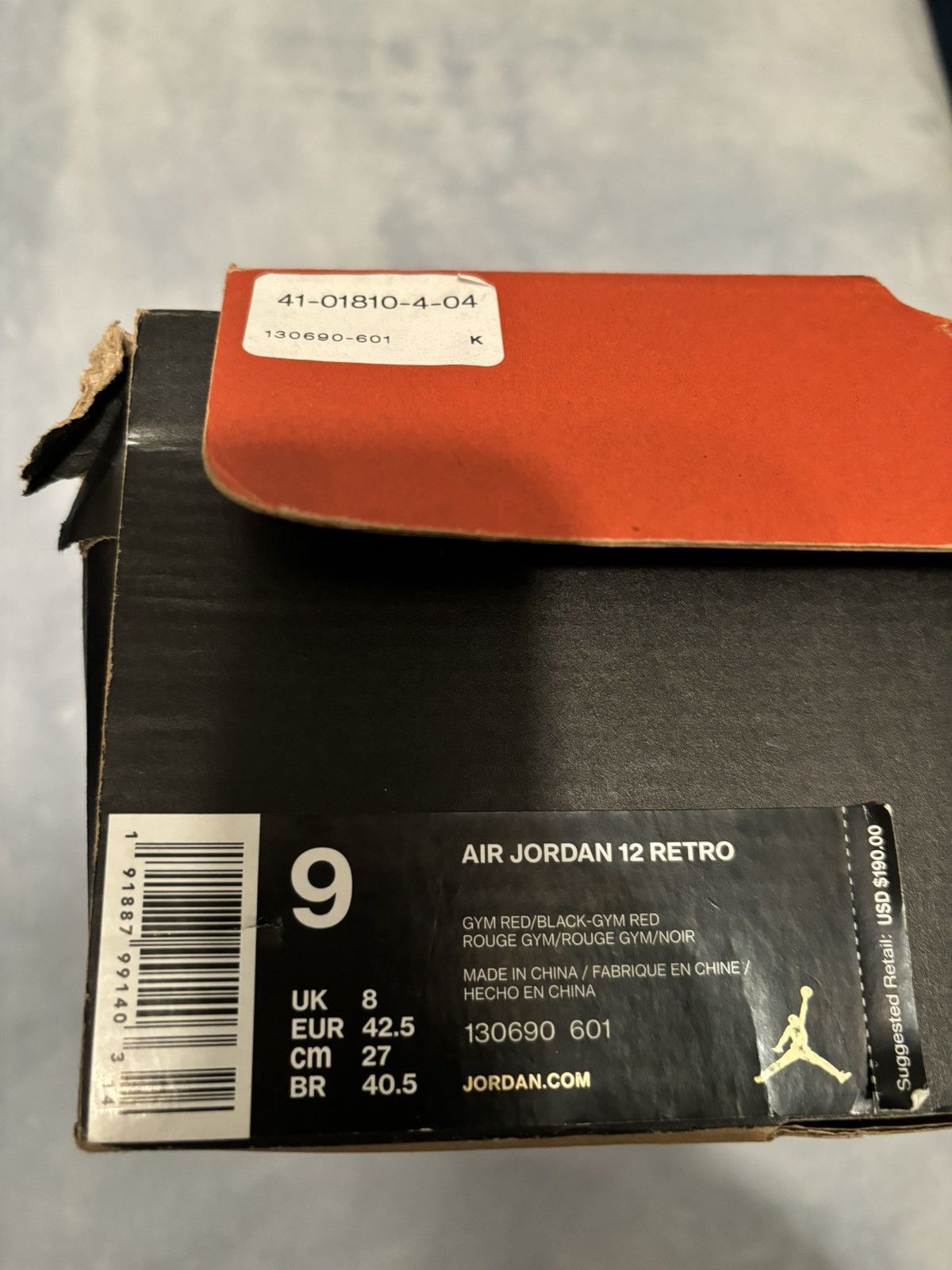 Jordan Brand Air Jordan 12 Retro Gym Red 2018 Size 9 Size US 9 / EU 42 - 9 Thumbnail
