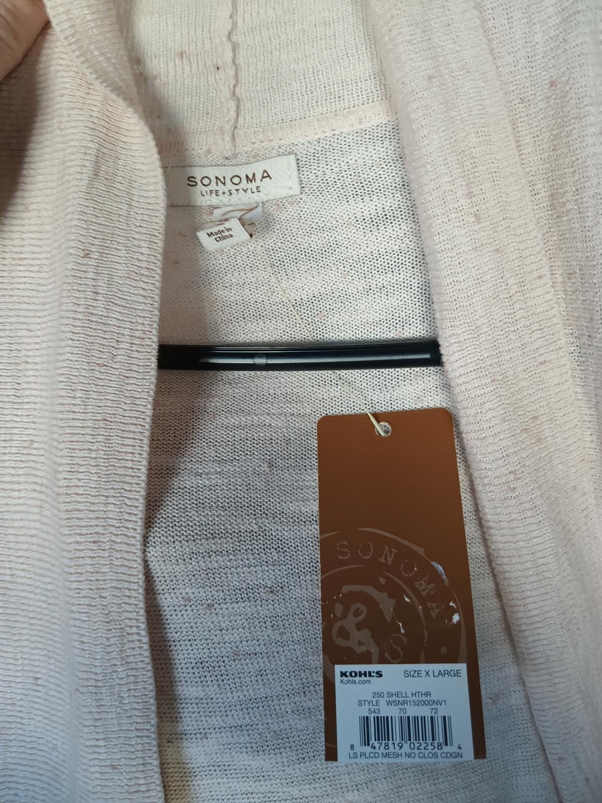 Designer Sonoma Life + Style Women's Cardigan - Size XL Size XL / US 12-14 / IT 48-50 - 3 Thumbnail