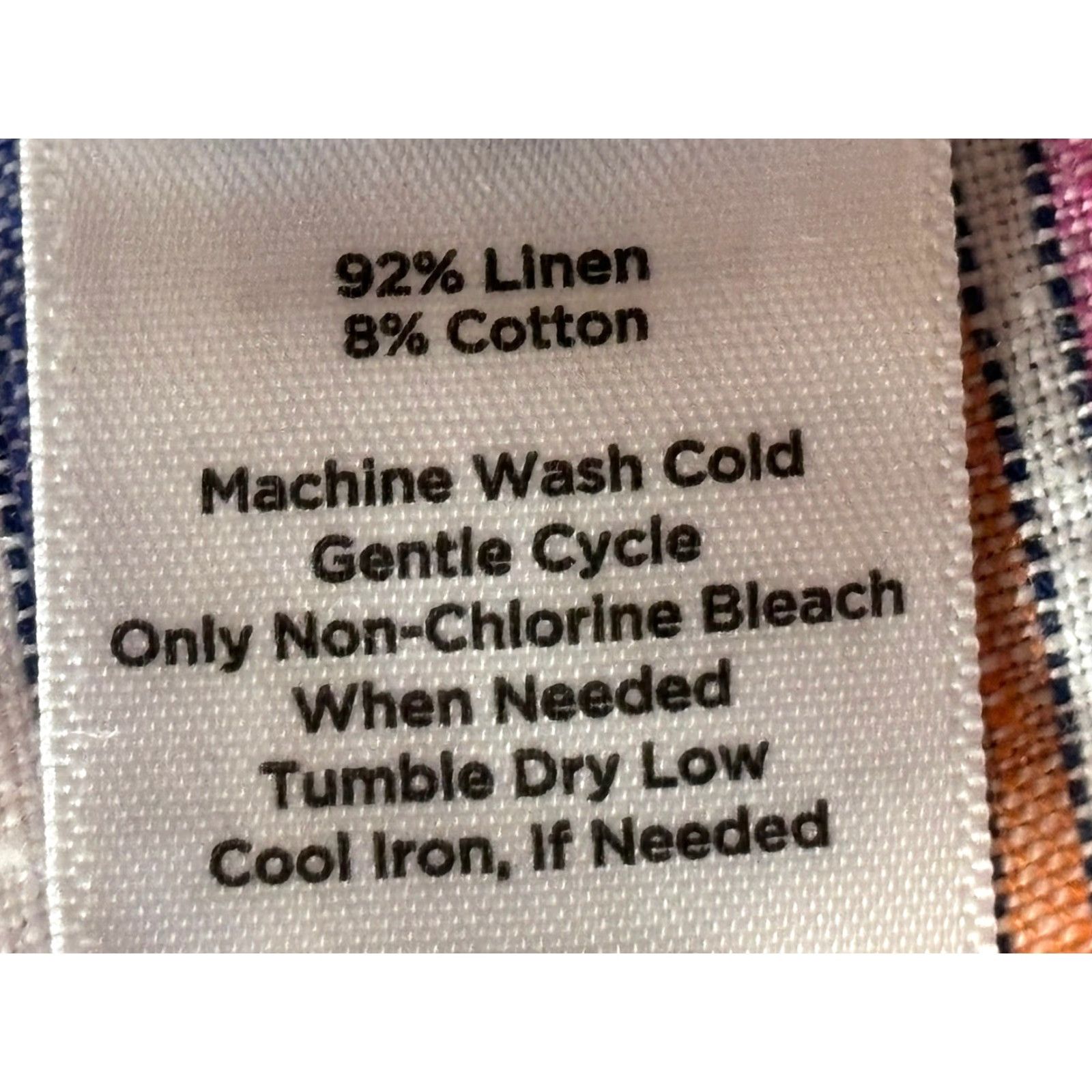 Talbots Talbots Striped Linen Blend Midi Skirt 16 Aline VGUC Size 38" / US 16 / IT 52 - 6 Thumbnail