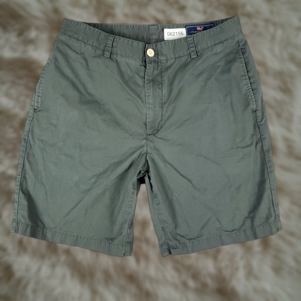 Vineyard Vines Vineyard Vines Men's Shorts 34 Gray Chino Casual Summer Classic Fit Size US 34 / EU 50 - 1 Thumbnail