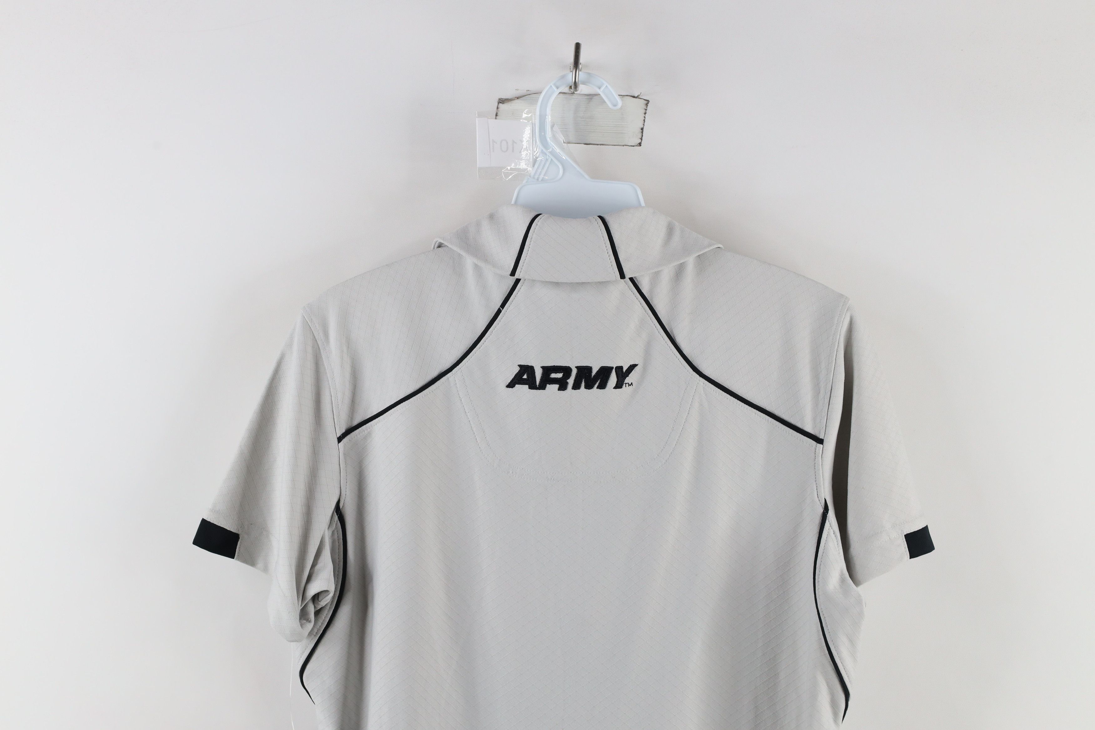 Nike × Vintage Deadstock Vintage Nike States Army Westpoint Polo Shirt Gray Size S / US 4 / IT 40 - 17 Thumbnail