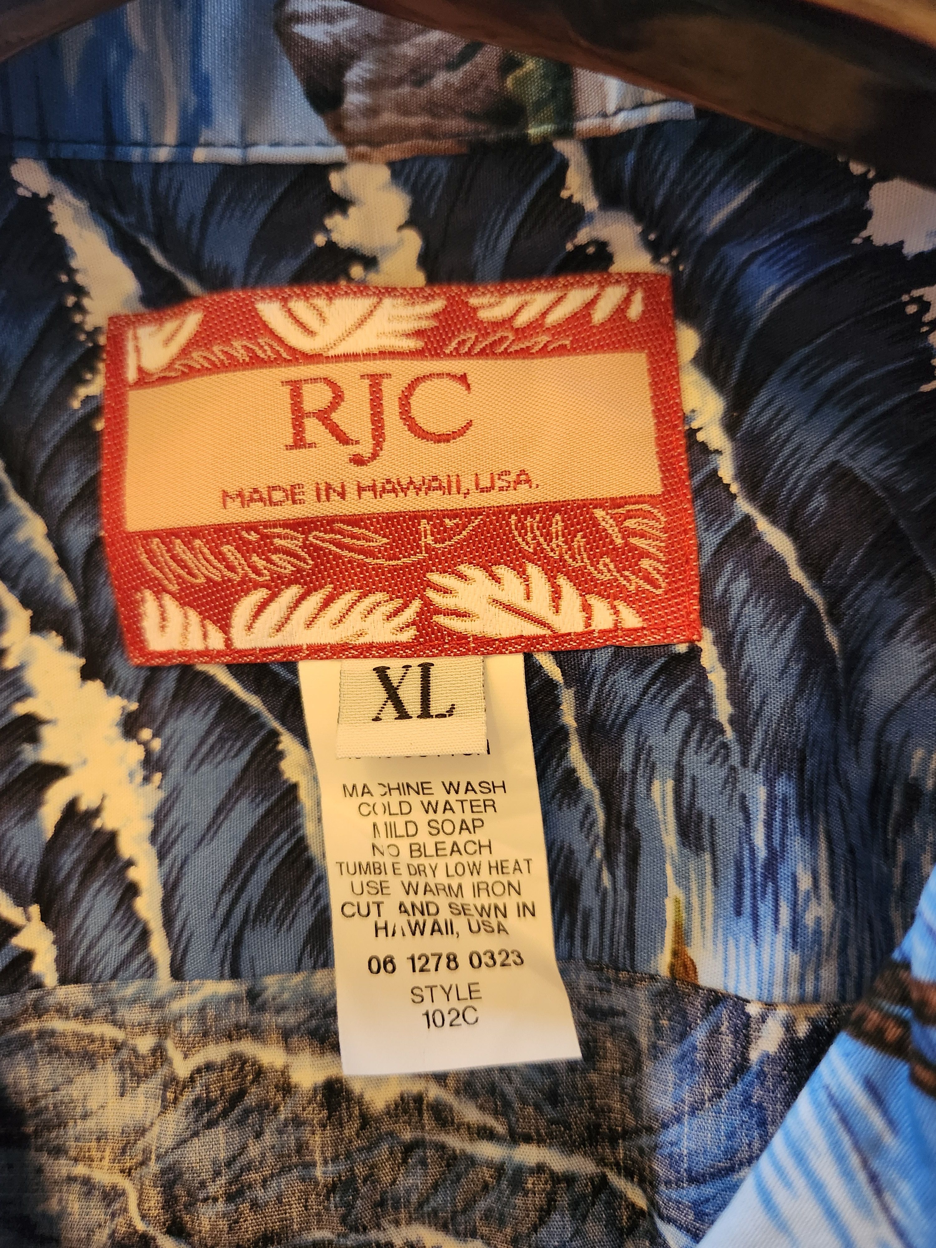 Other Vintage NWOT RJC Men's Button Front Hawaiian Camp Shirt | Grailed