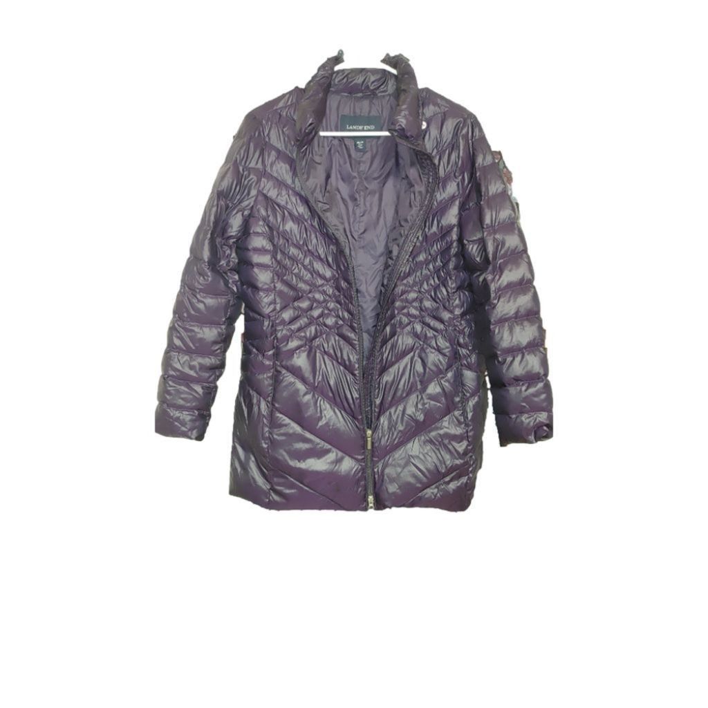 Lands' End Lands' End Wanderweight Packable Down Puffer Jacket Size M Size M / US 6-8 / IT 42-44 - 2 Thumbnail