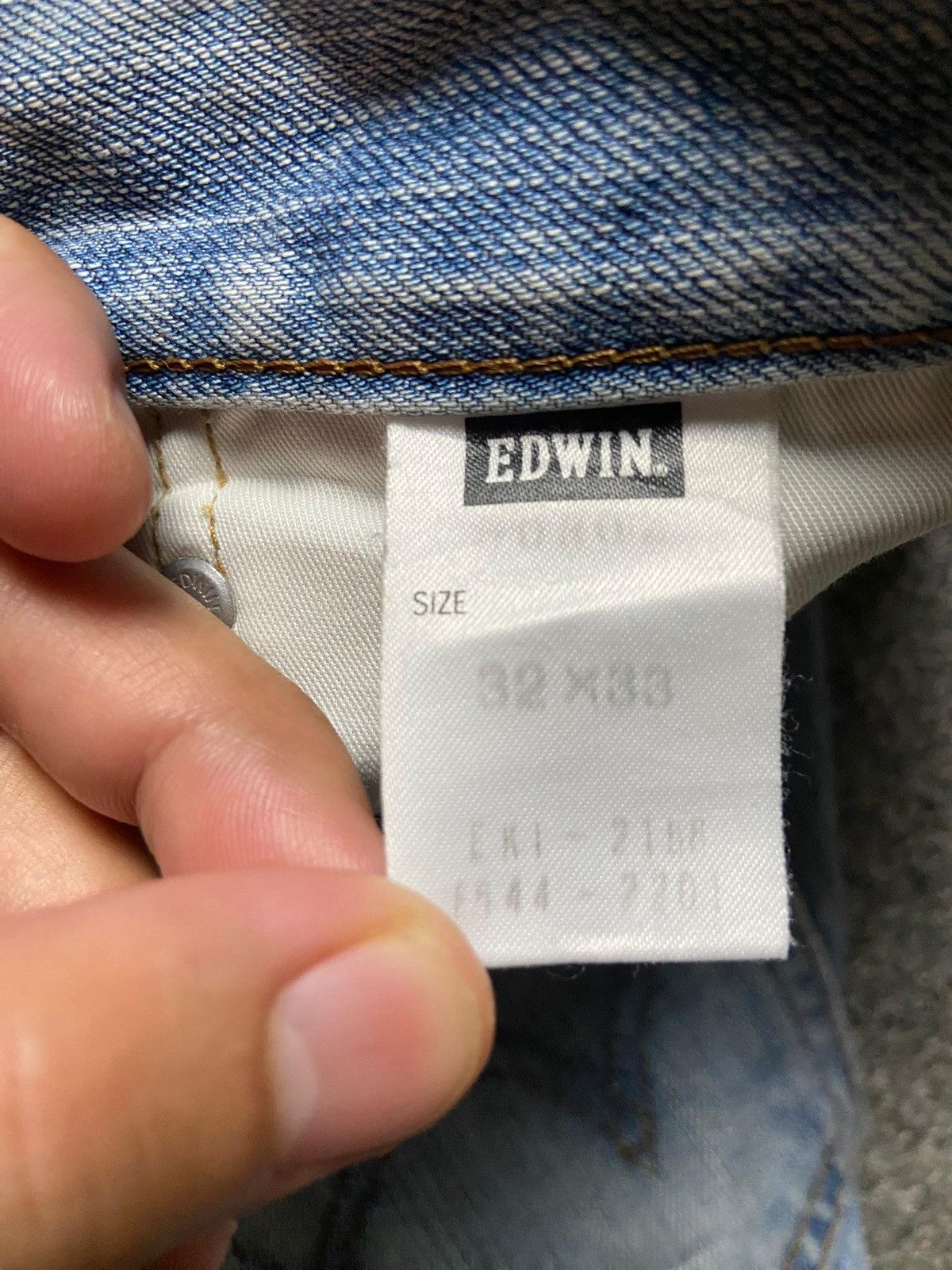Edwin Edwin 503 Regular Fit Denim Jeans (164) Size US 34 / EU 50 - 4 Thumbnail