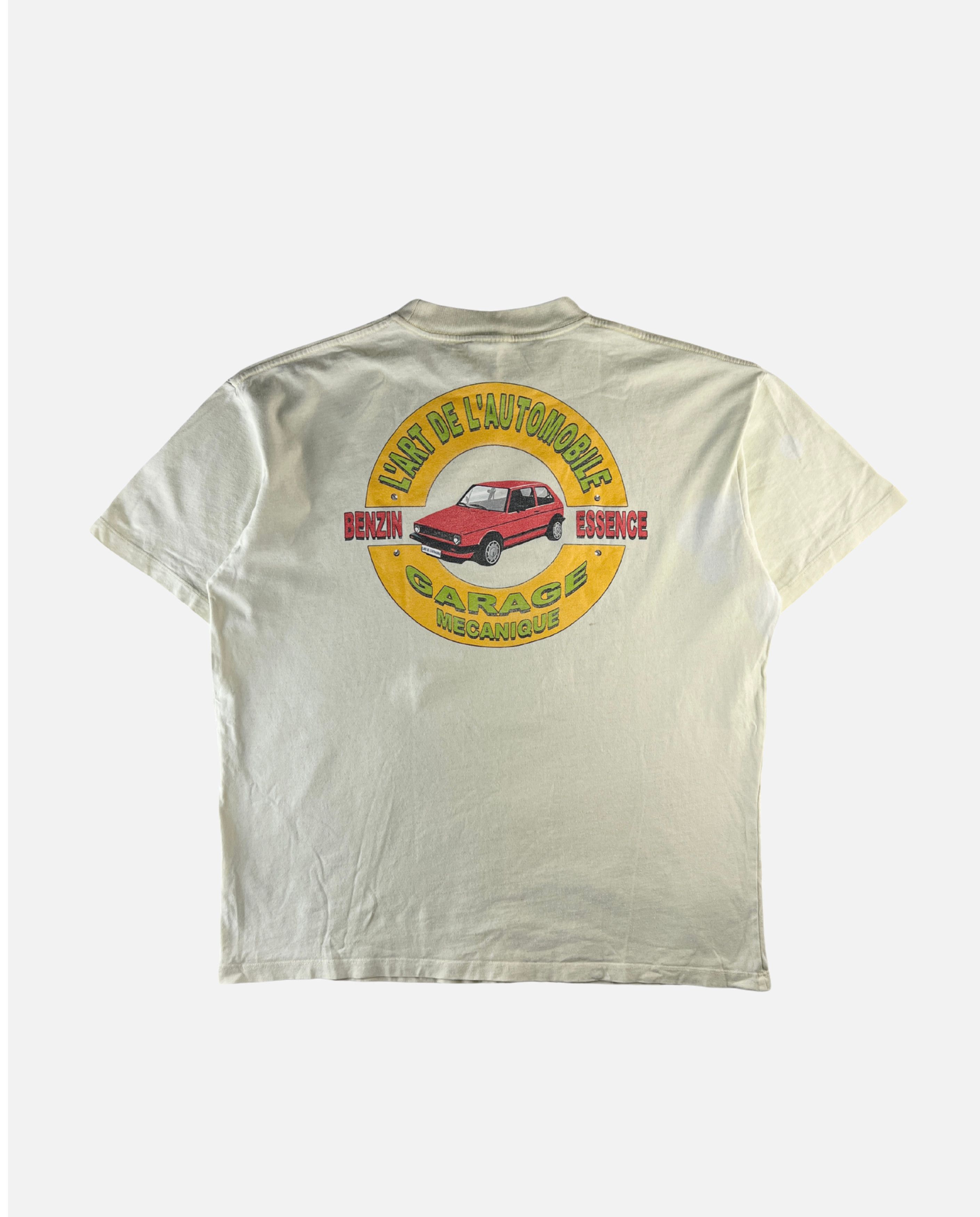 Kar L’art De L’automobile Yellow Gradient Garage T-Shirt