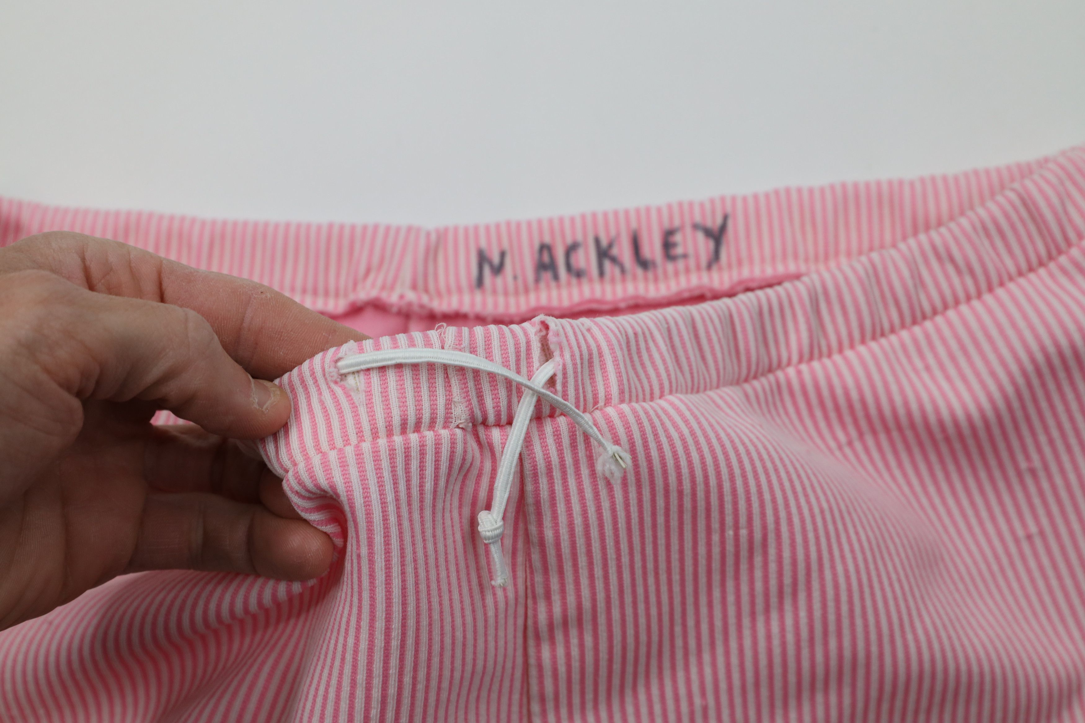 Vintage Vinage 60s 70s Streetwear Knit Above Knee Shorts Pink USA Size US 34 / EU 50 - 6 Thumbnail