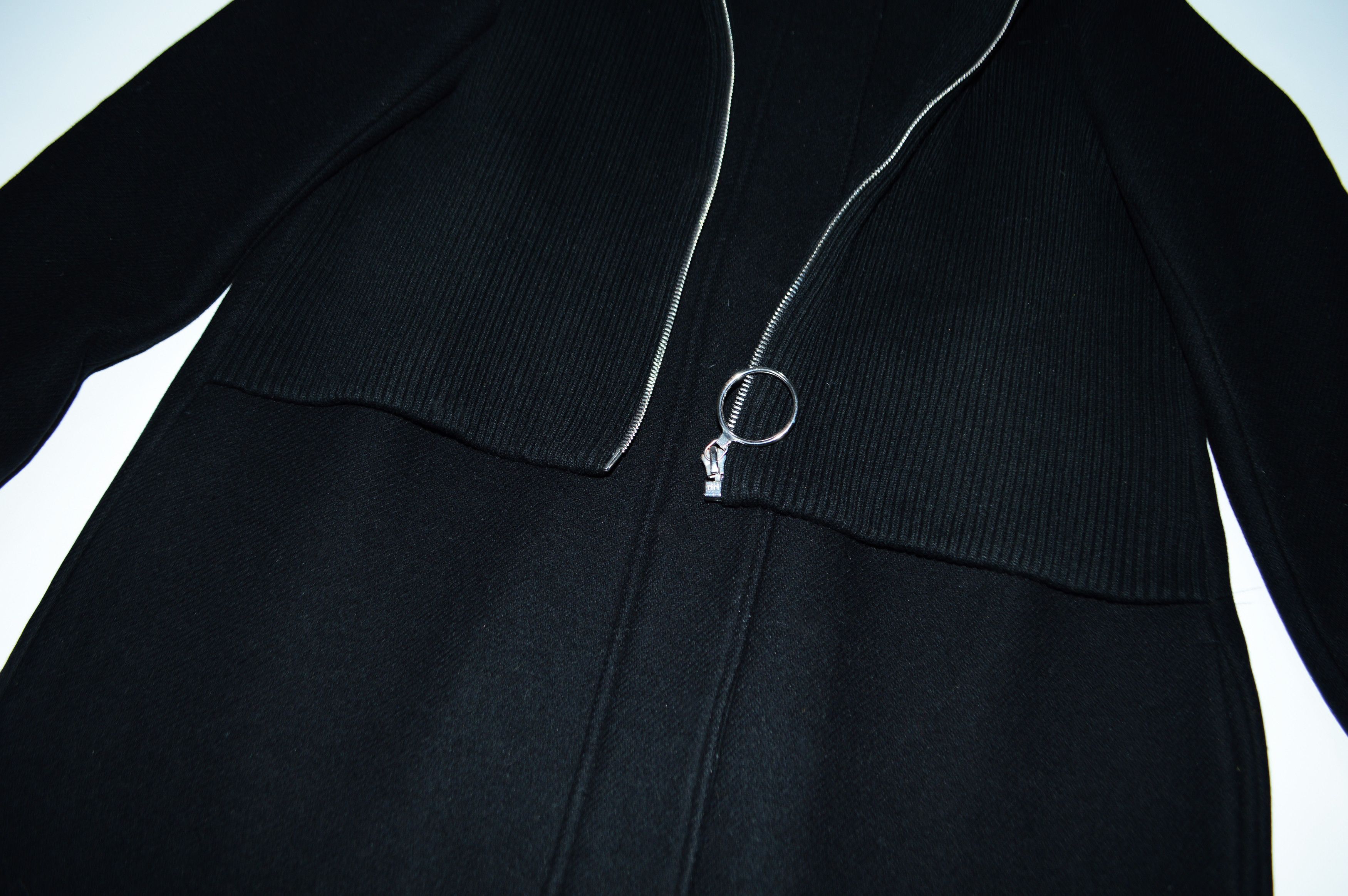 Sandro SANDRO Kolia Ribbed Overlay Wool Blend Coat Size 38 M Size M / US 6-8 / IT 42-44 - 6 Thumbnail