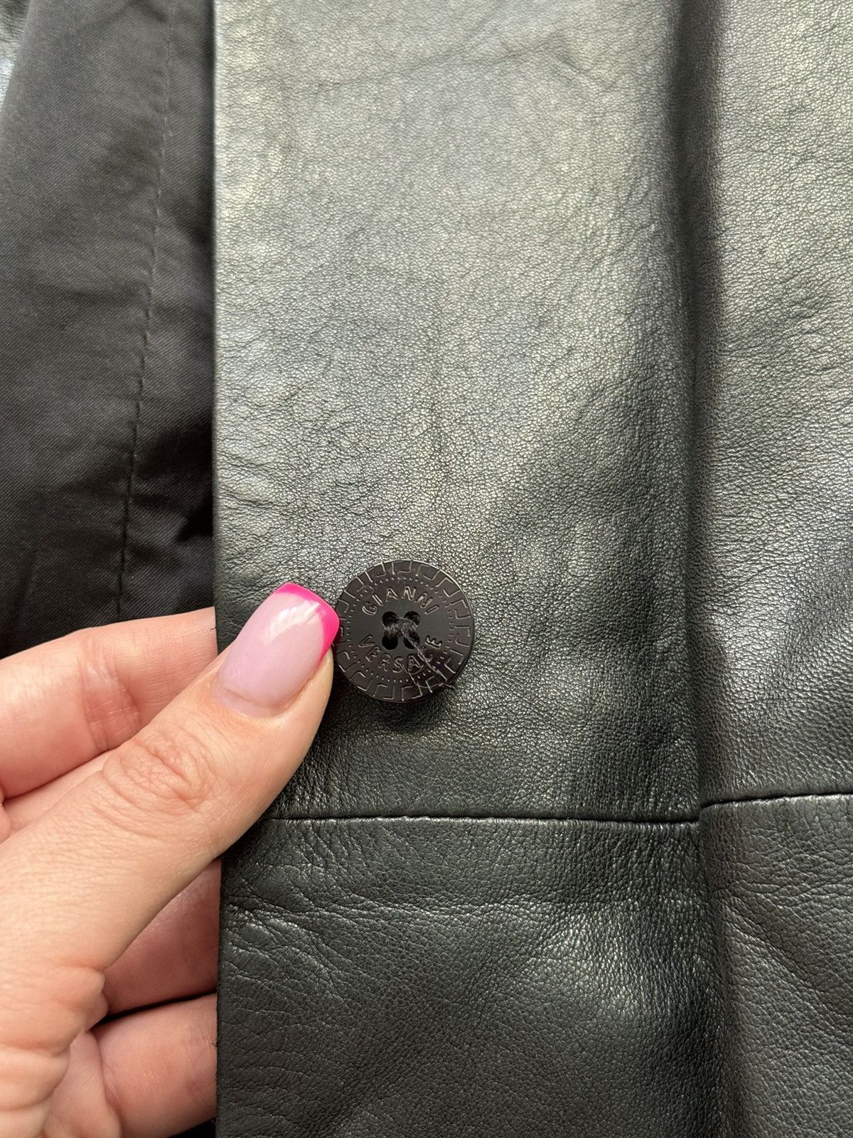 Versace Gianni Versace 90s archive real leather jacket Size M / US 6-8 / IT 42-44 - 4 Thumbnail