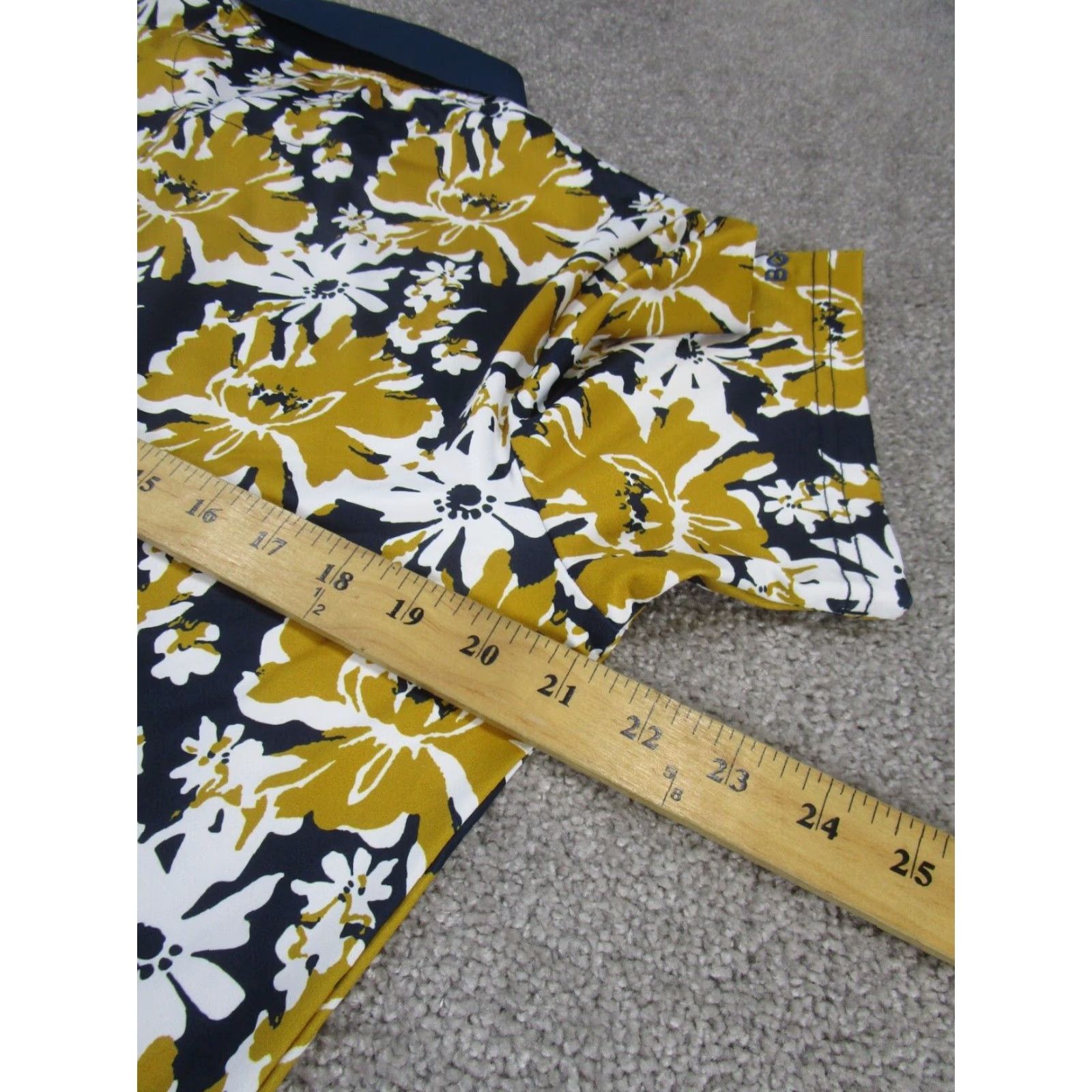 Bonobos Bonobos Polo Shirt Mens M Navy Blue Floral Stretch Slim Golf Adult Polo Shirt M Blue Floral 60s 70s Mens Size US M / EU 48-50 / 2 - 5 Thumbnail