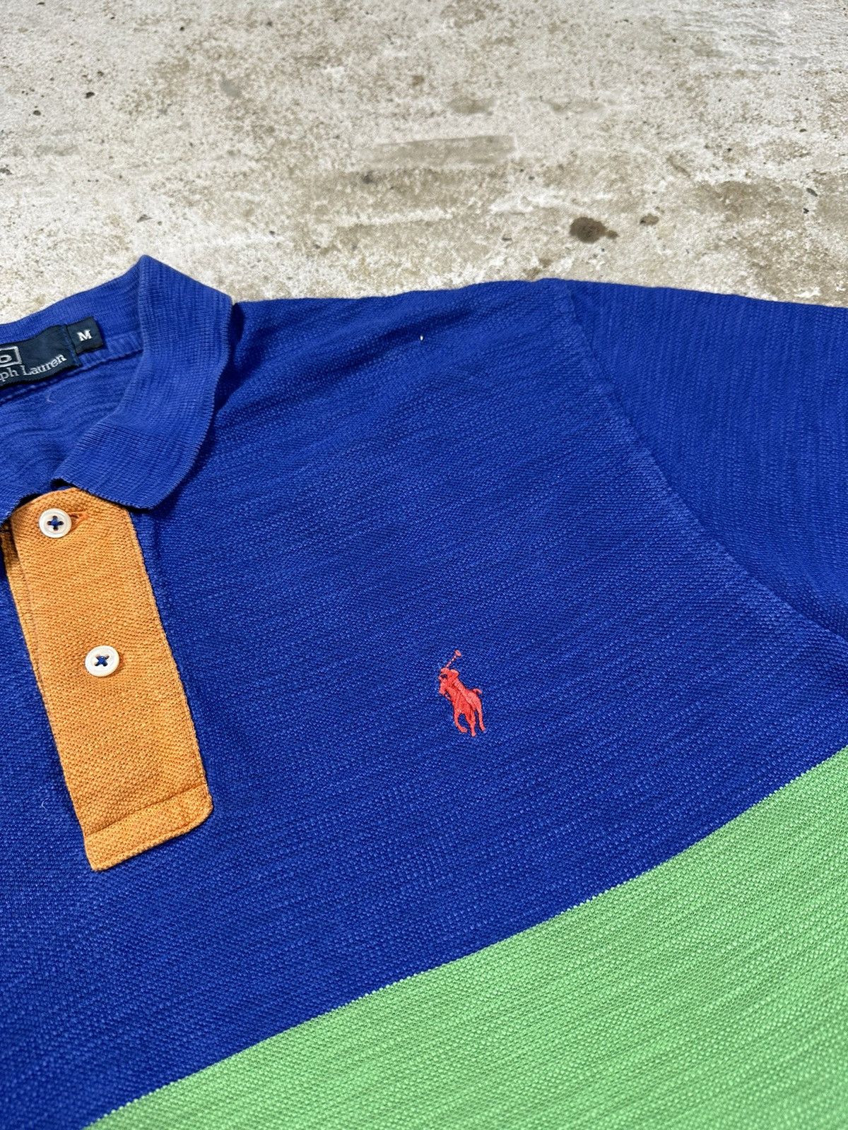 Polo Ralph Lauren Vintage y2k Polo Ralph Lauren Striped Polo Tee T Shirt Size US M / EU 48-50 / 2 - 4 Thumbnail