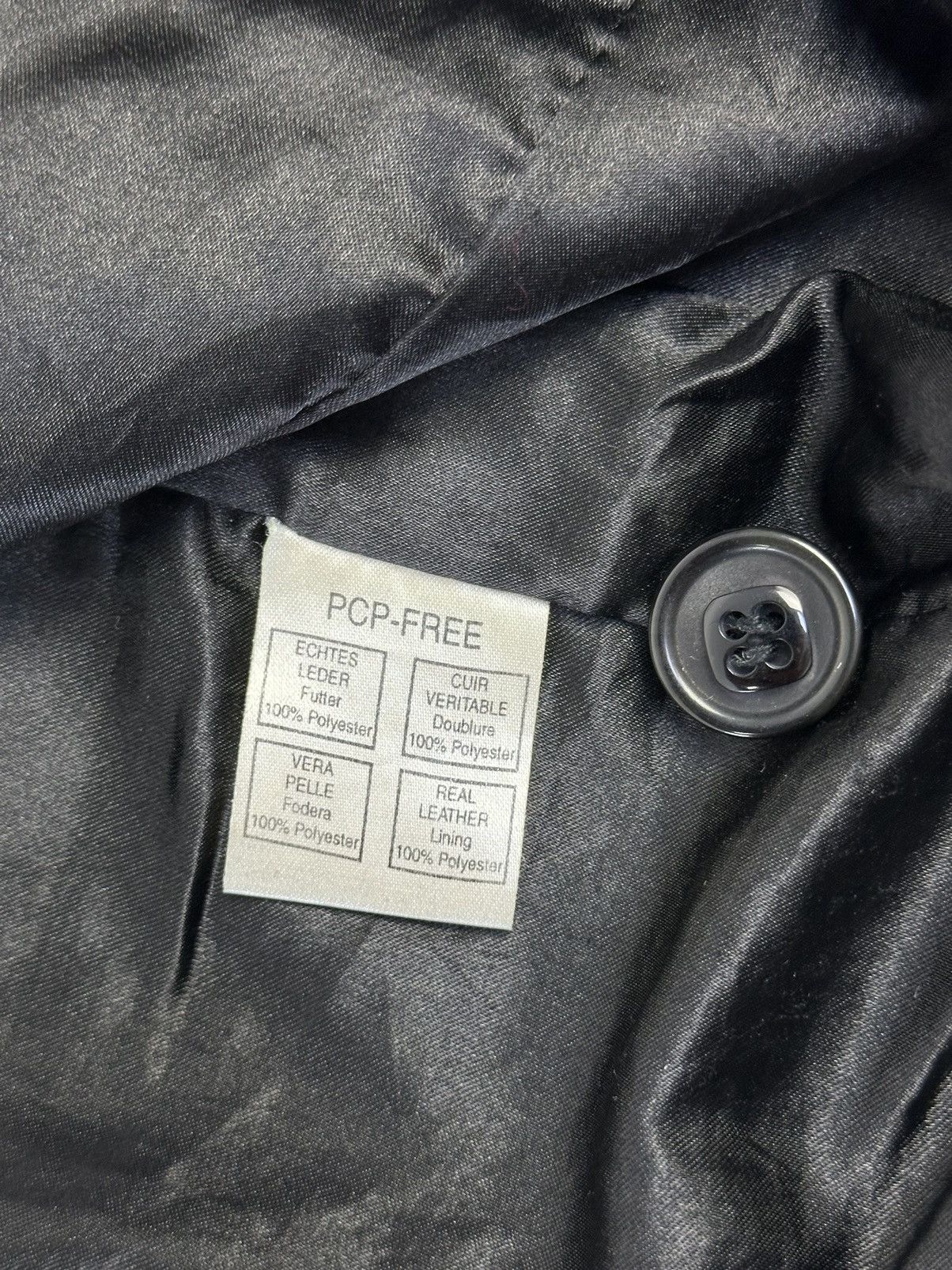 Vintage Vintage Black Leather Trench Coat Size XS / US 0-2 / IT 36-38 - 5 Thumbnail