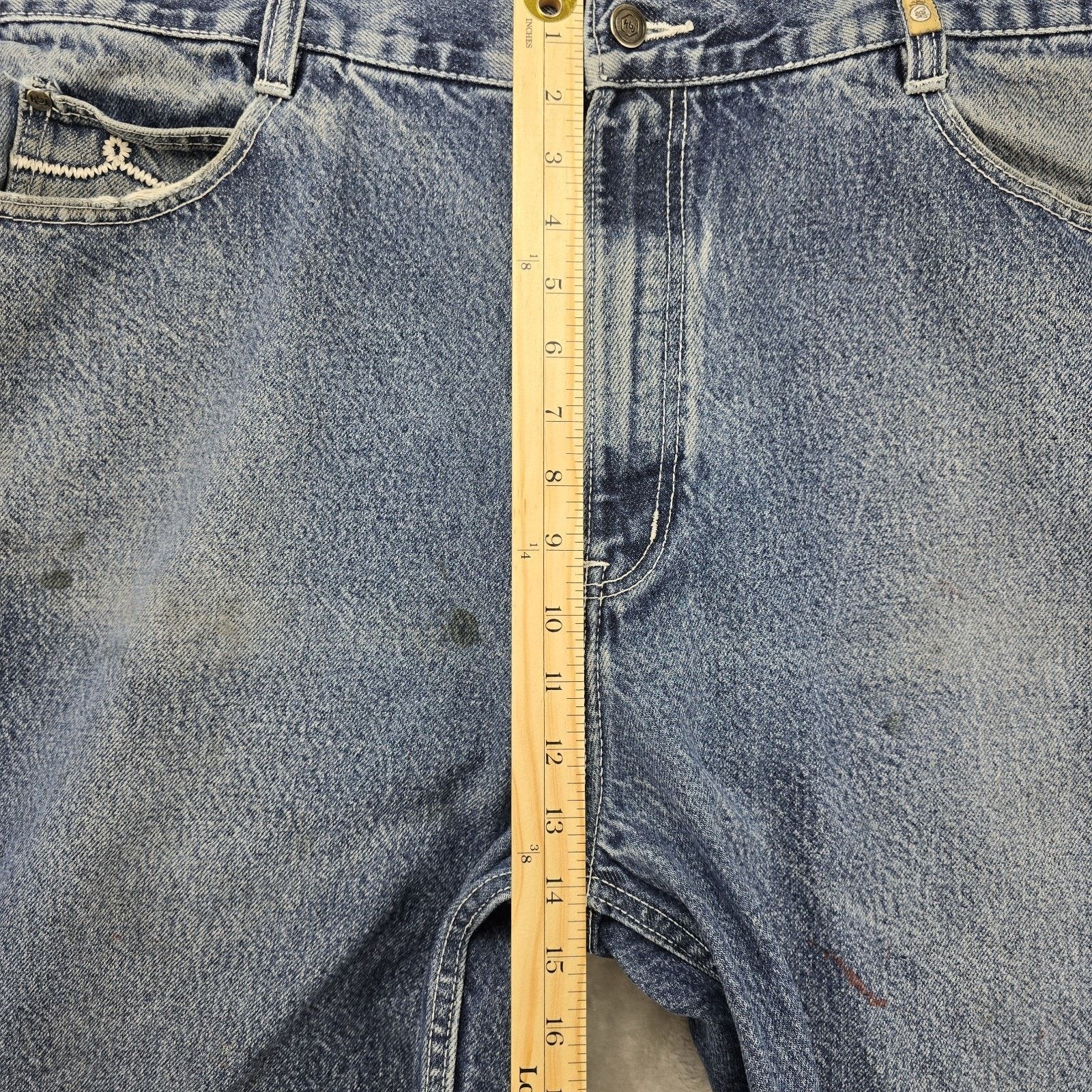 Other Vintage Kno Betta Shorts 44 Fits 42 Denim Jeans Baggy Y2K Size US 44 / EU 60 - 13 Thumbnail