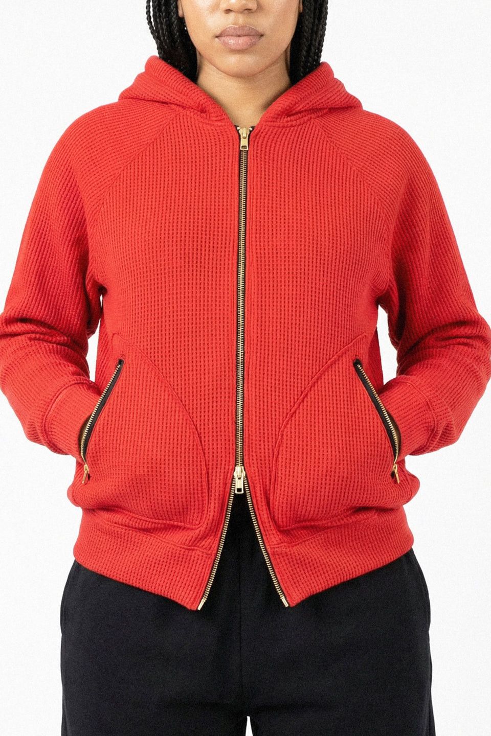 Other Rework Mesh Double Layer Two-Way Zip Hoodie L Size US L / EU 52-54 / 3 - 3 Thumbnail