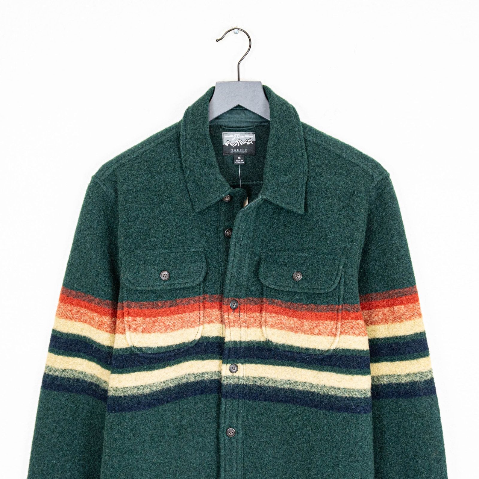 J.Crew J.Crew Nordic Wool Southwestern Aztec Blanket Shirt Jacket Size US M / EU 48-50 / 2 - 9 Thumbnail