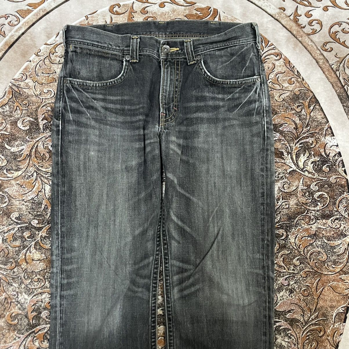 Wrangler 🔥Vintage Wrangler W0903 Stoned Washed Distress Denim Jeans Size US 33 - 2 Thumbnail