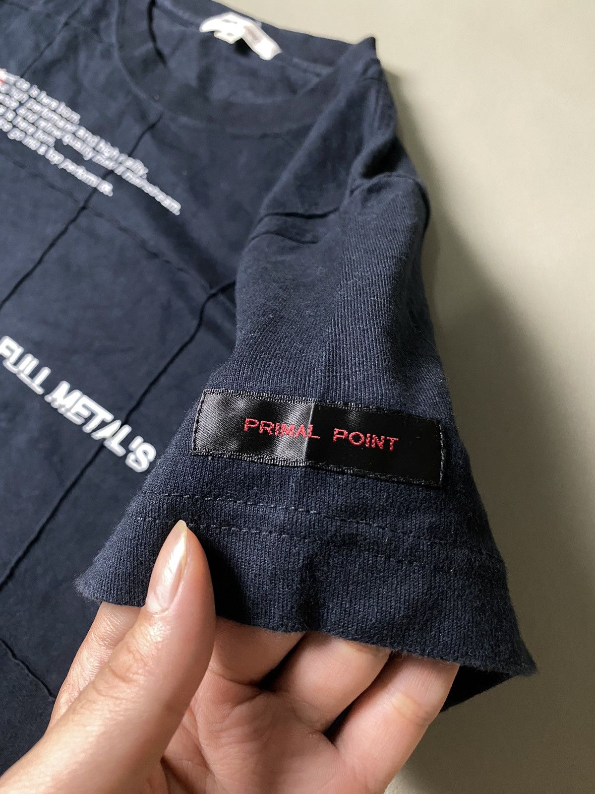 If Six Was Nine × Japanese Brand × Le Grande Bleu (L.G.B.) Primal Point Archive Poem Tshirt Size US M / EU 48-50 / 2 - 3 Thumbnail