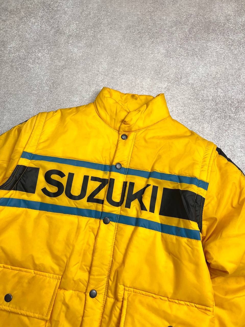 Vintage Vintage Suzuki Racing Modular Yellow Down Puffer Jacket S Size US S / EU 44-46 / 1 - 3 Thumbnail