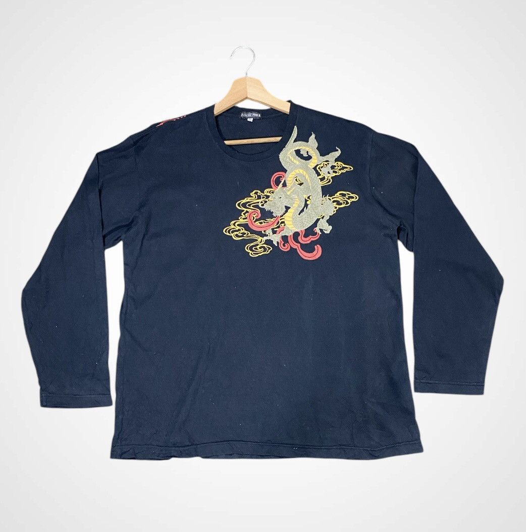 Japanese Brand A12 🇯🇵 Rare - Amore Puro Sukajan Long Sleeve Shirt Size US L / EU 52-54 / 3 - 3 Thumbnail