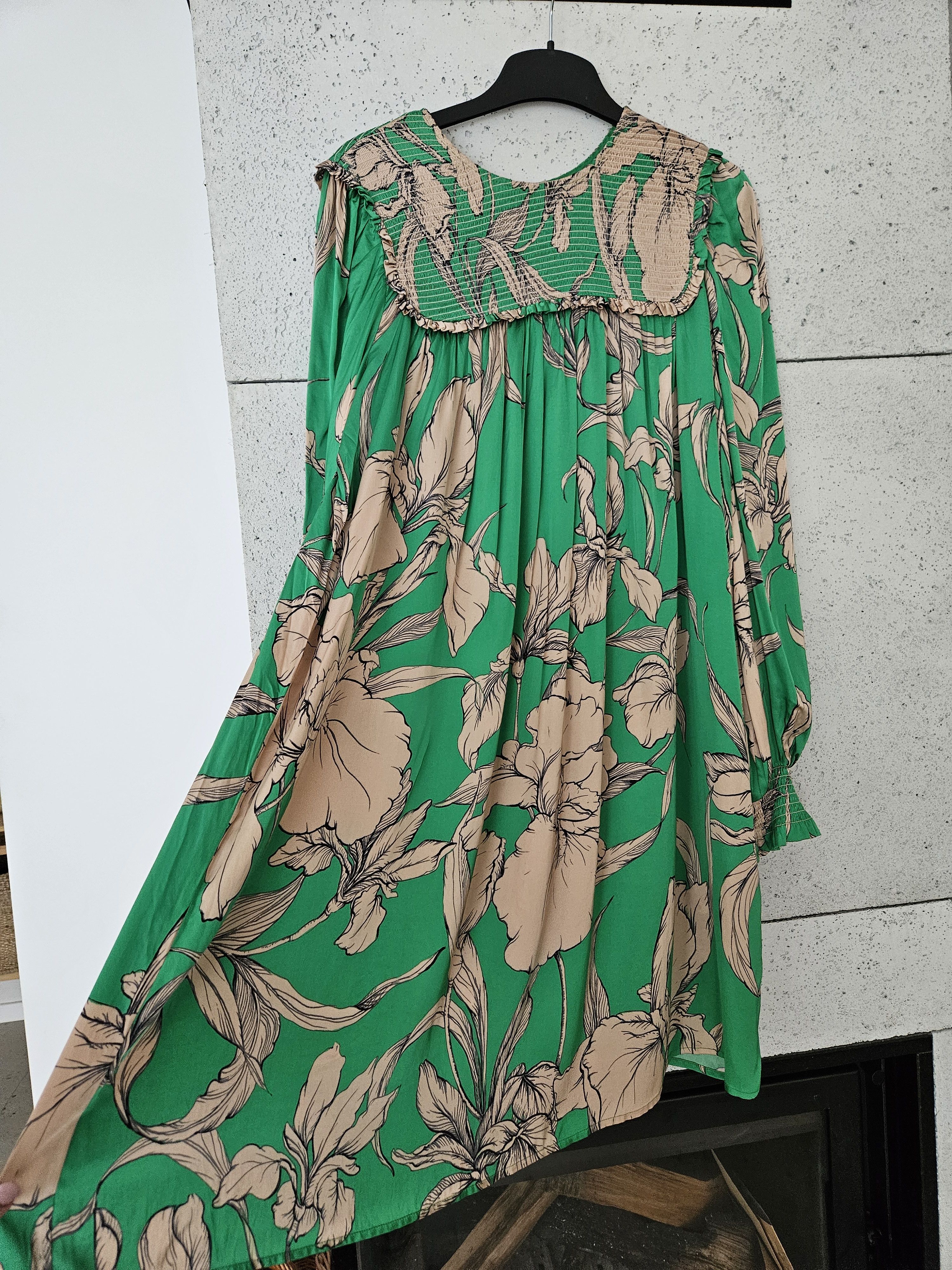 MUNTHE green floral boho Munthe Mid-length dress Size M / US 6-8 / IT 42-44 - 3 Thumbnail