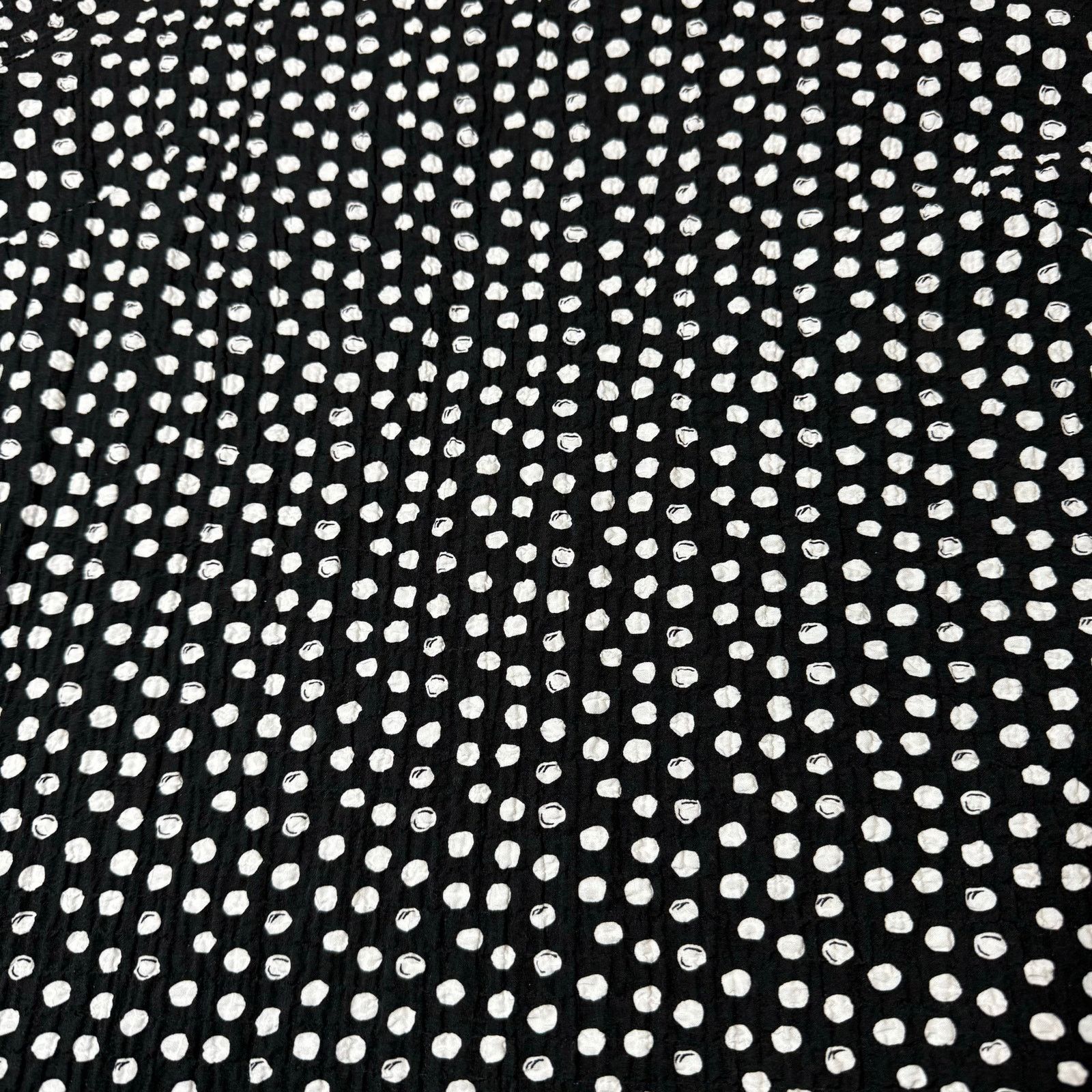 Other NEW Peck & Peck Blouse Top Crinkle Texture Black White Small Size S / US 4 / IT 40 - 11 Thumbnail