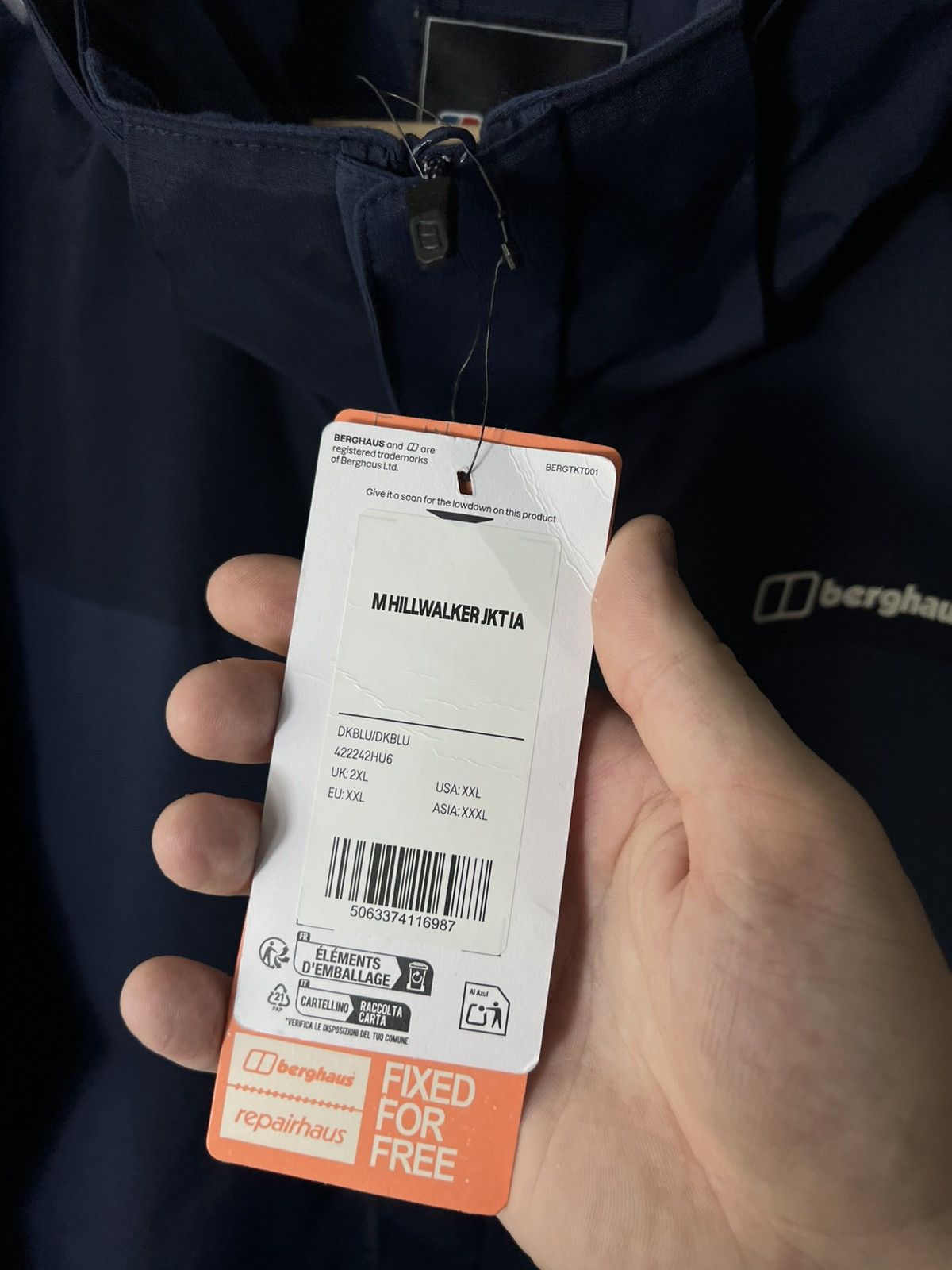 Berghaus Berghaus Gore-Tex Waterproof Jacket Size XXL Hooded Outdoor Size US XXL / EU 58 / 5 - 8 Thumbnail