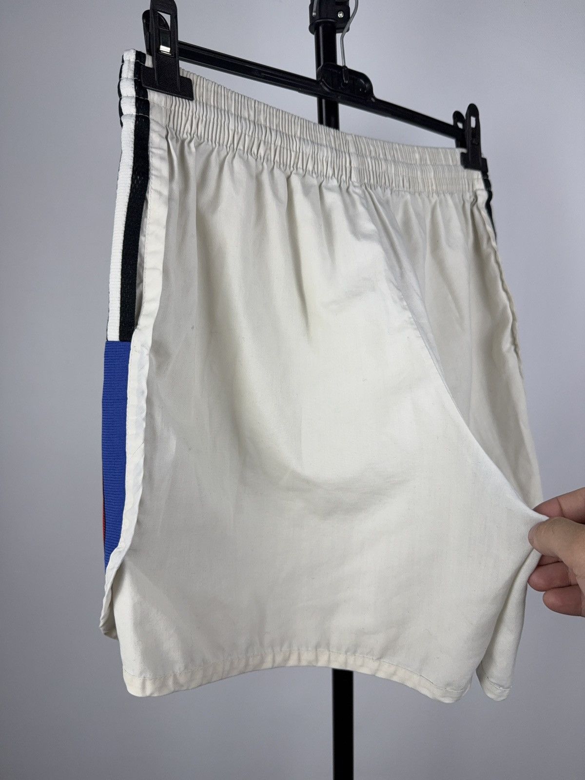 Adidas Vintage 90s Adidas Bayern Munich Shorts Made in England Size US 35 - 13 Thumbnail