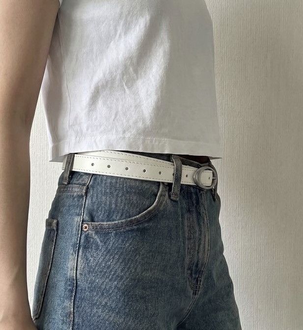 Other Oval Buckle Western Belt Size ONE SIZE - 3 Thumbnail