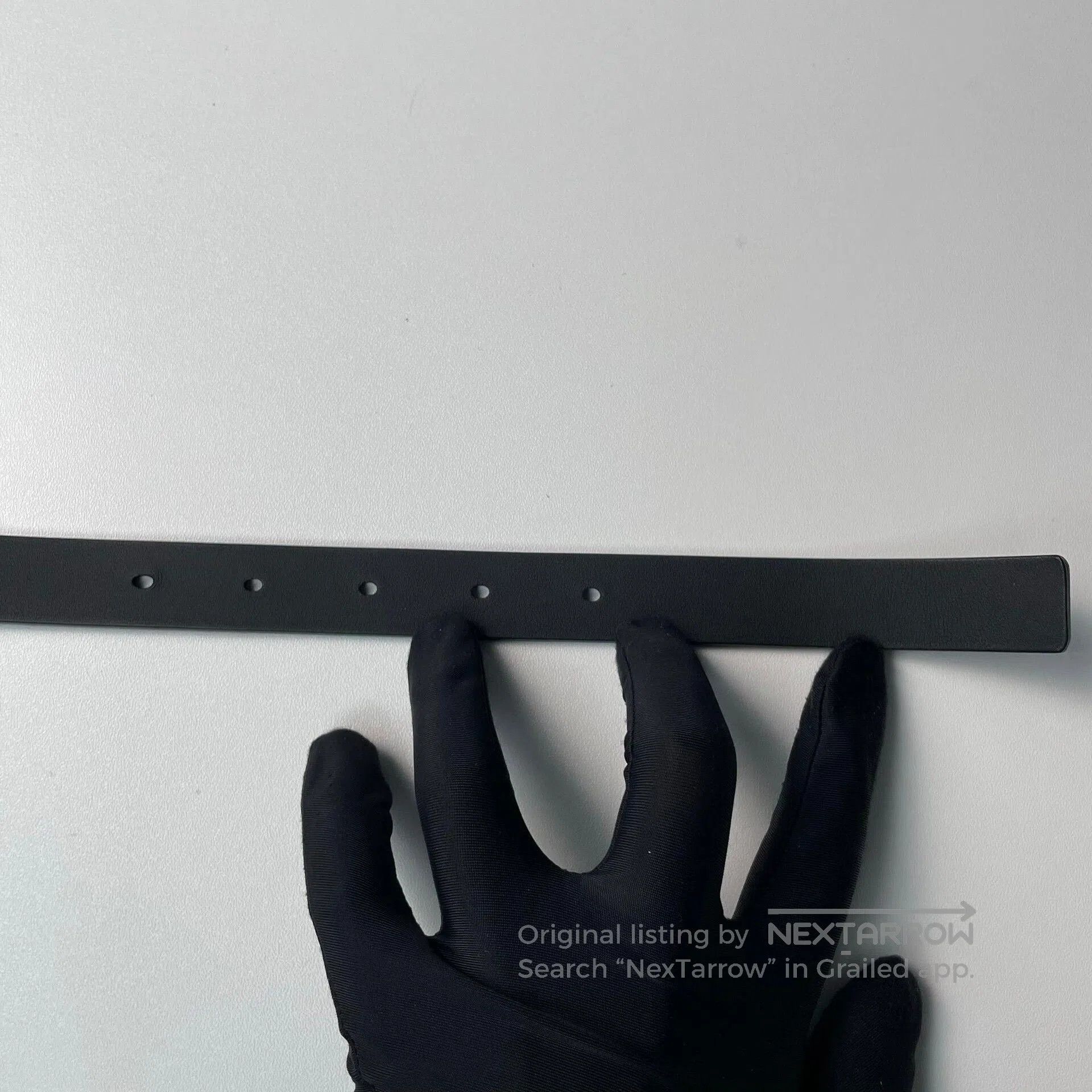 Dior Dior Black Saddle Buckle Matte Leather Belt. Size ONE SIZE - 3 Thumbnail