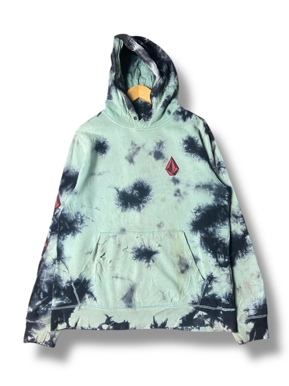 Volcom VOLCOM Brand Tie Dye Pullover Hoodies (166) Size US M / EU 48-50 / 2 - 1 Thumbnail