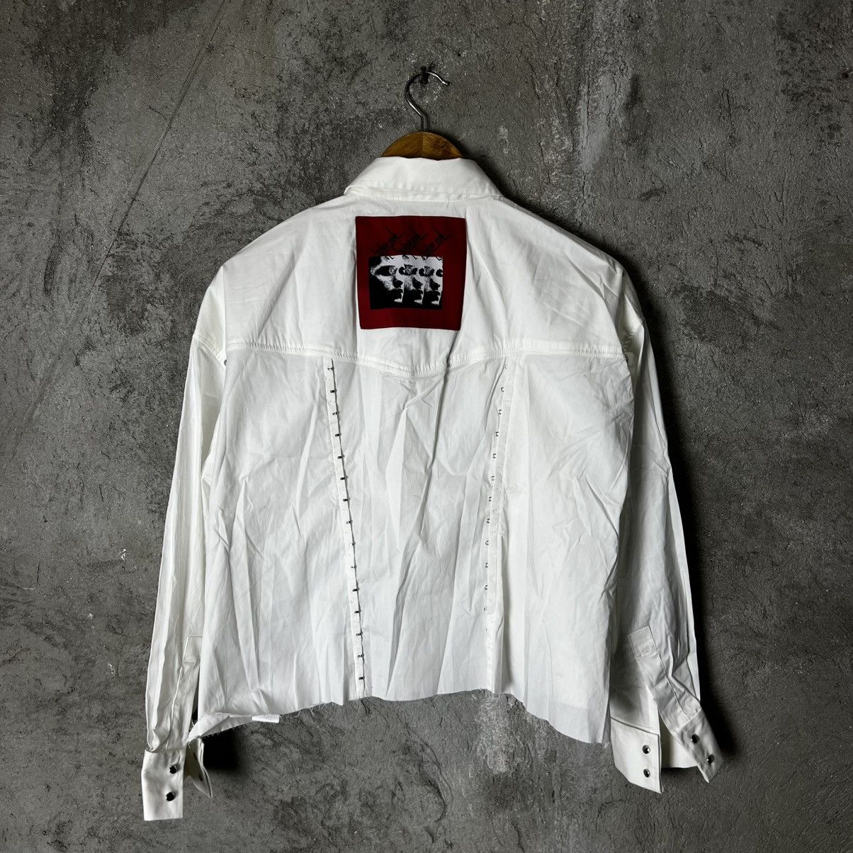 Diesel Diesel - C-Chaka Poplin Shirt With Hook Details - White Size XS / US 0-2 / IT 36-38 - 14 Thumbnail
