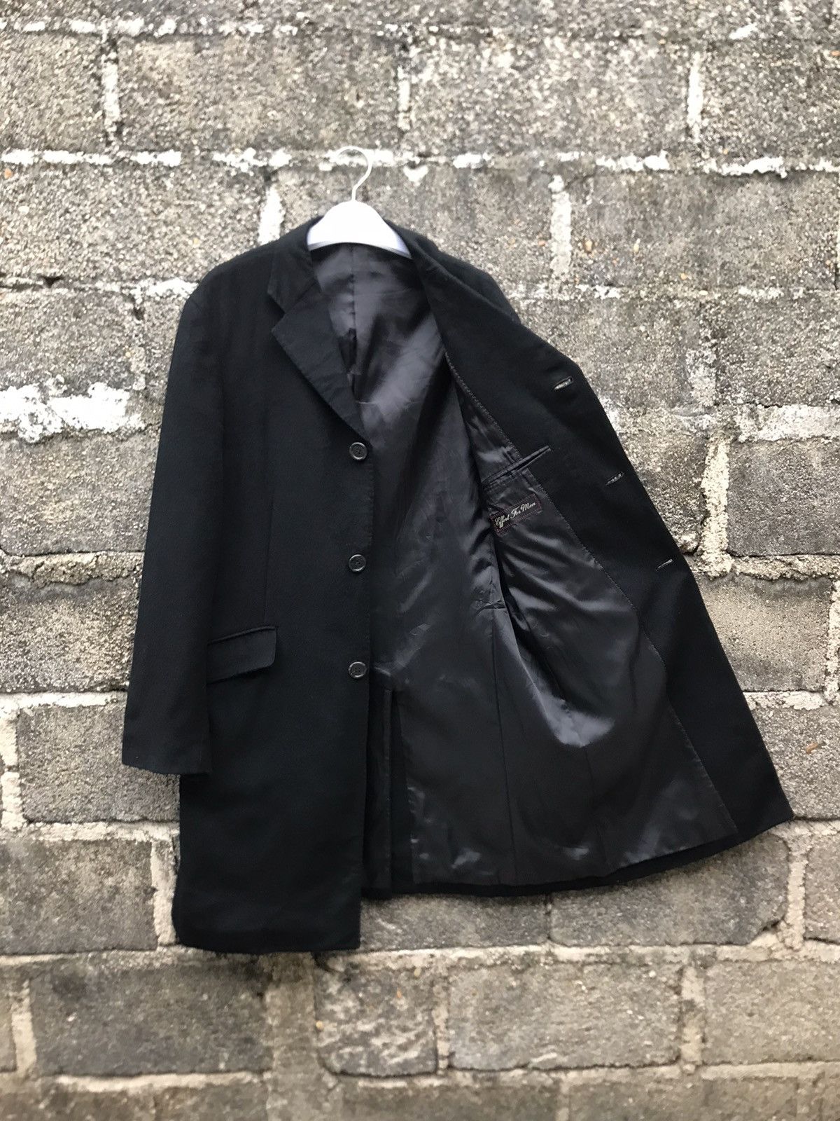 Japanese Brand ⚡️Vintage Effort Cashmere & Wool Long Coat Size US M / EU 48-50 / 2 - 9 Thumbnail