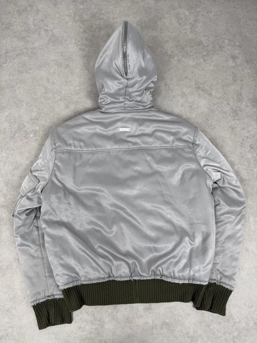 Dolce & Gabbana AW2004 Dolce & Gabbana Grey Aviator Patchwork Bomber Jacket Size US M / EU 48-50 / 2 - 8 Thumbnail