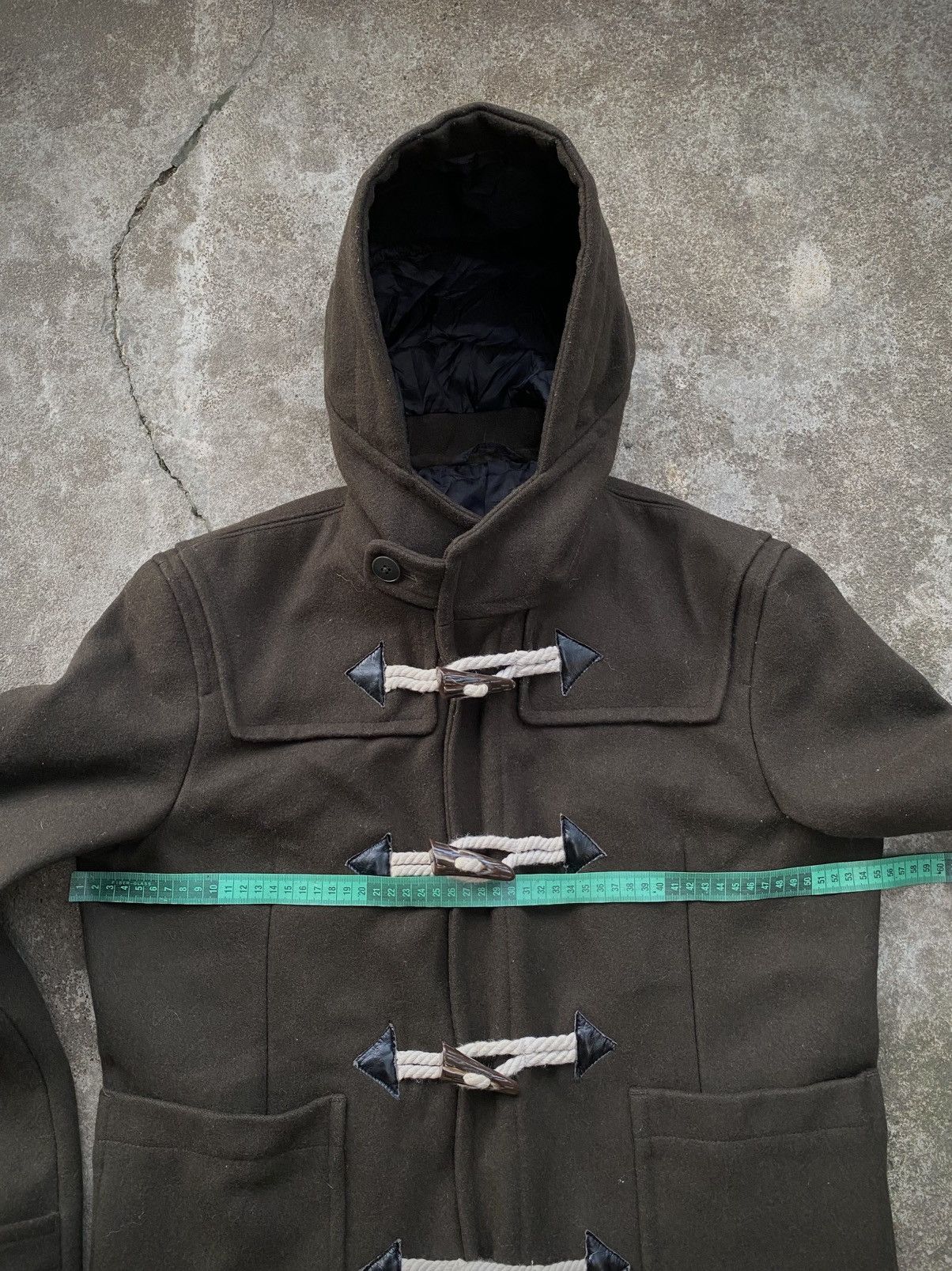 Le Grande Bleu (L.G.B.) KAZUTAKA KATOH TETE HOMME DUFFLE WOOL JACKET Size US M / EU 48-50 / 2 - 8 Thumbnail
