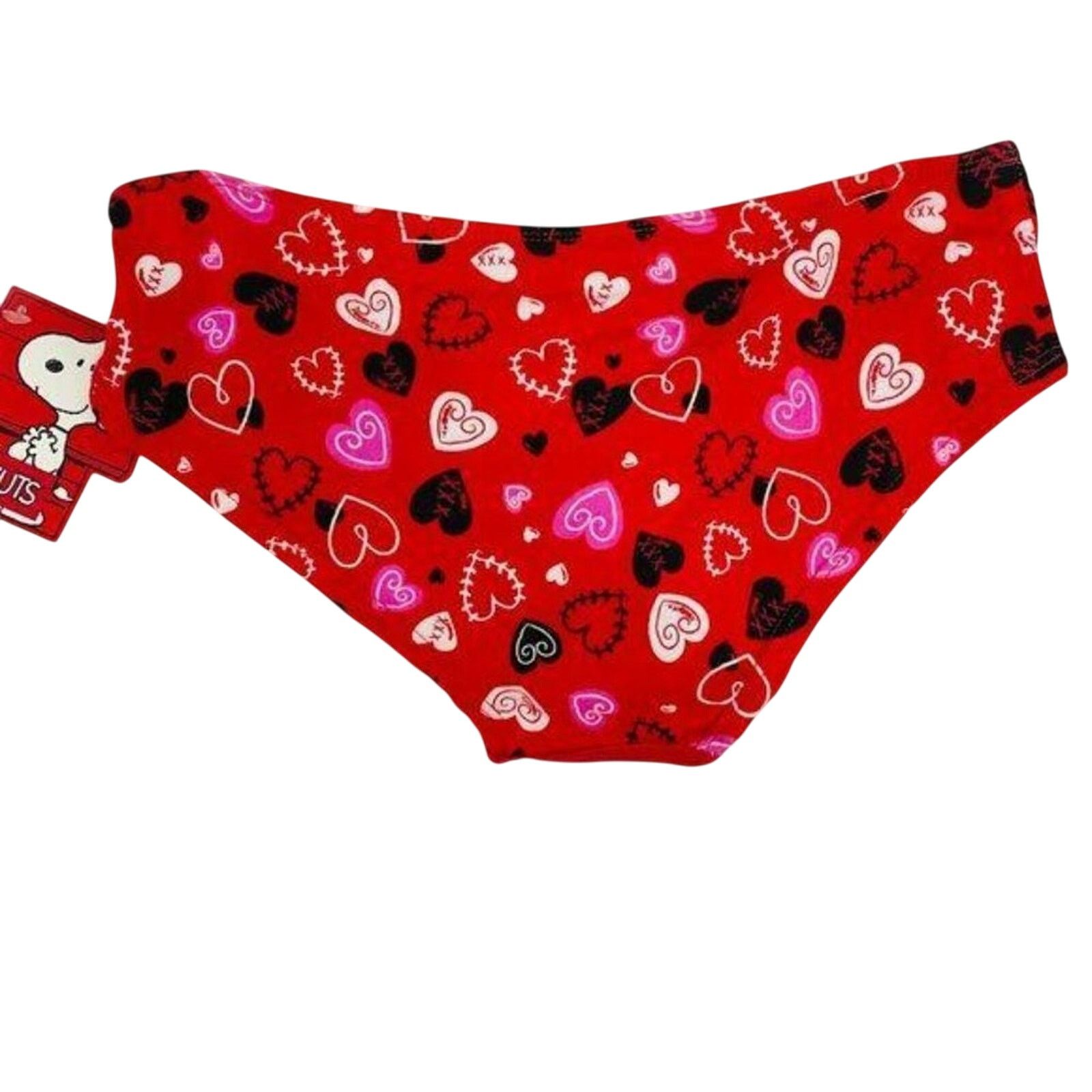 Peanuts Briefly Stated Peanuts Snoopy Valentine Hipster Size XSmall Size ONE SIZE - 5 Thumbnail