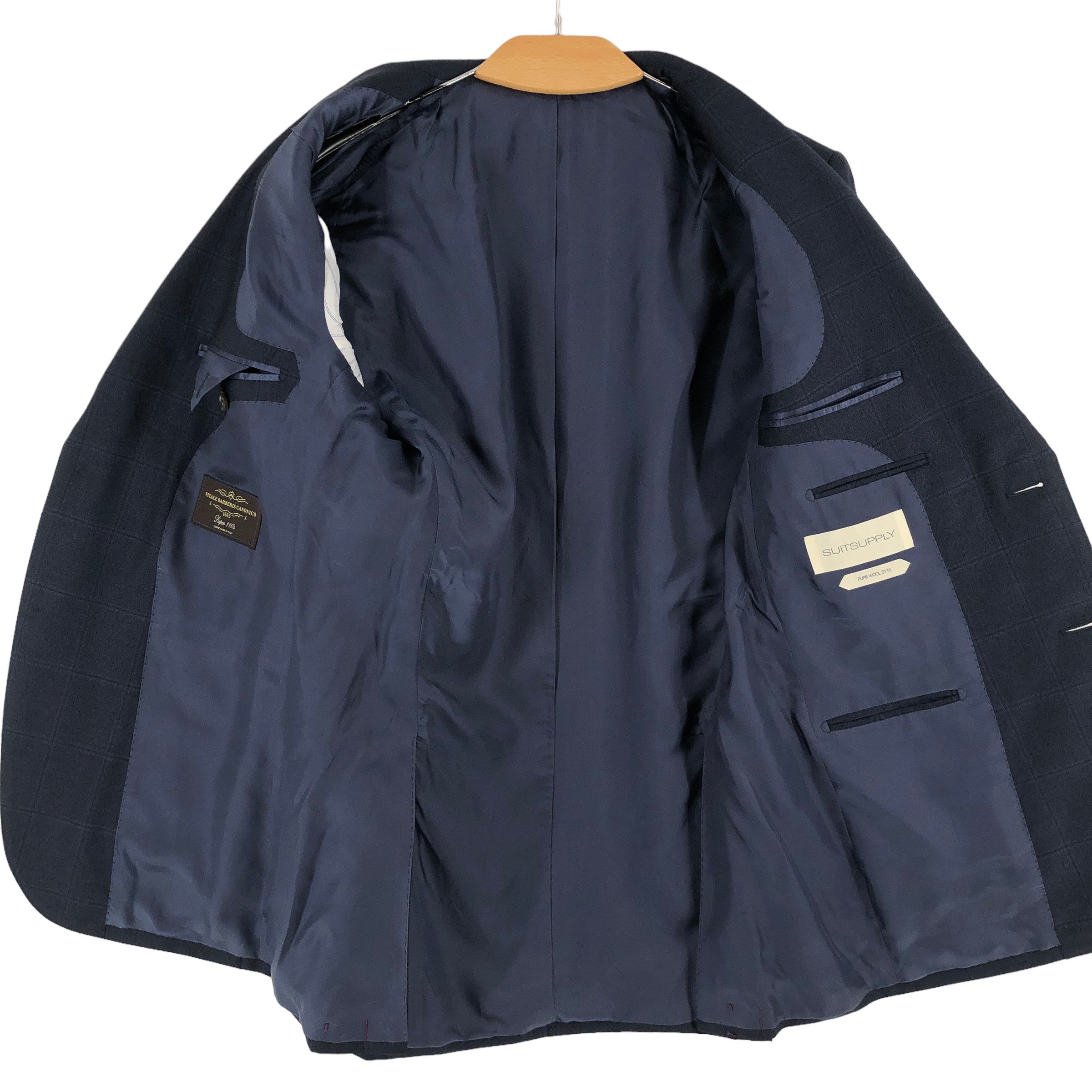 Suitsupply Lazio Single Breasted Wool Blazer Size EU:48; UK:38; US:38S Size 38S - 3 Thumbnail