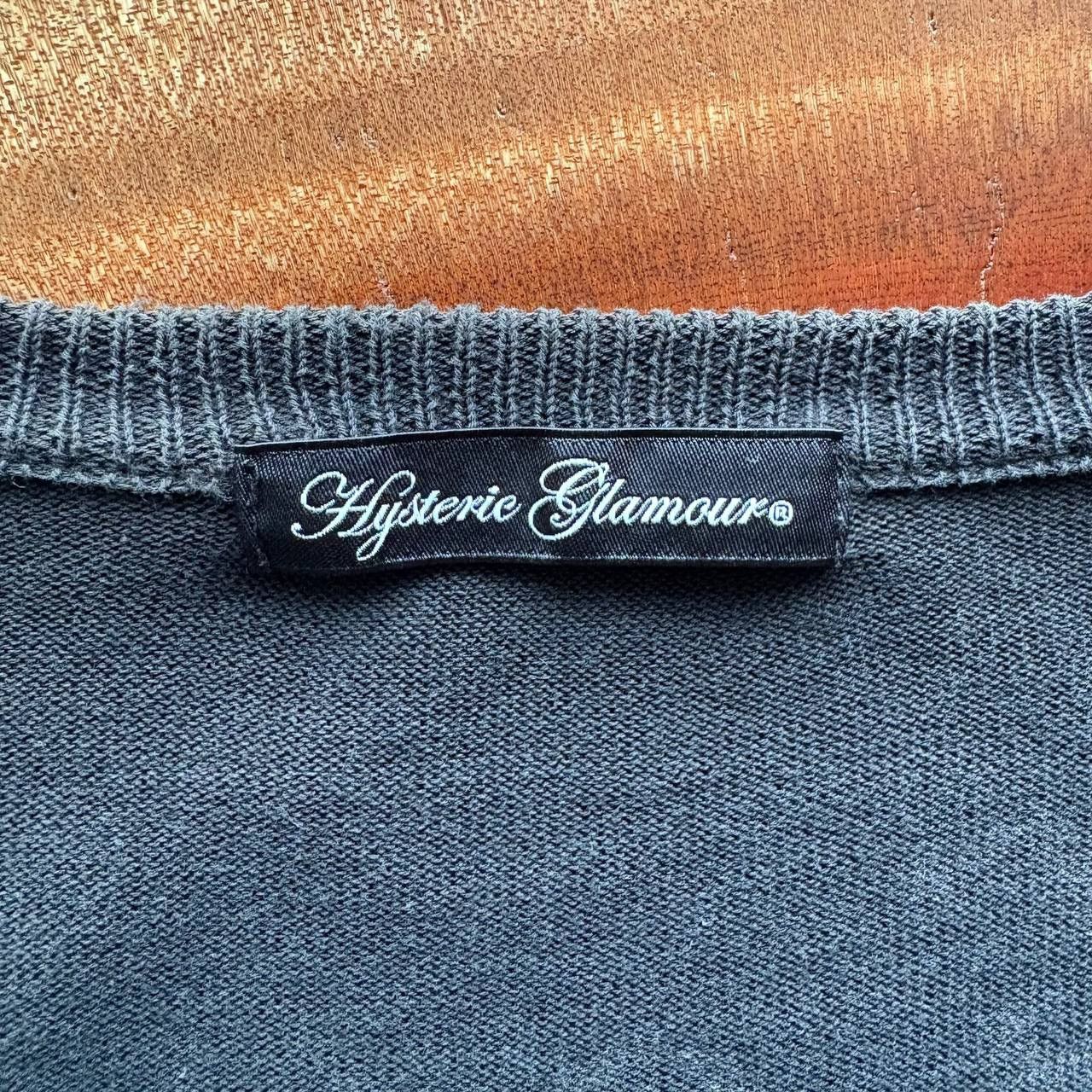 Hysteric Glamour Hysteric Glamour Y2K Sexy Girl Print Black Cardigan Size US M / EU 48-50 / 2 - 9 Thumbnail