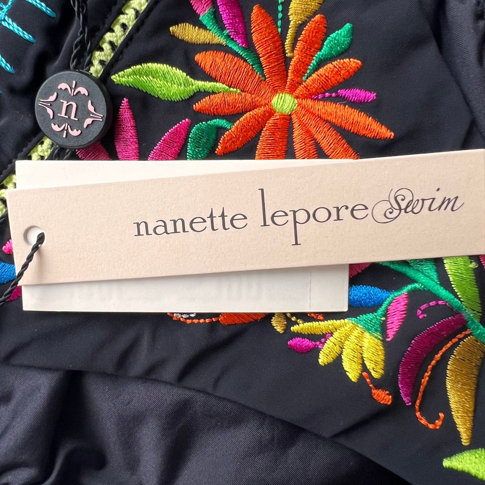 Nanette Lepore NANETTE LEPORE Marietas Embroidered Bikini Set, XS Size XS / US 0-2 / IT 36-38 - 9 Thumbnail