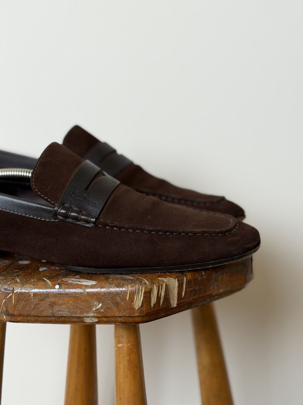 Louis Vuitton Vintage Louis Vuitton Suede Loafers Luxury Size US 10 / EU 43 - 2 Thumbnail