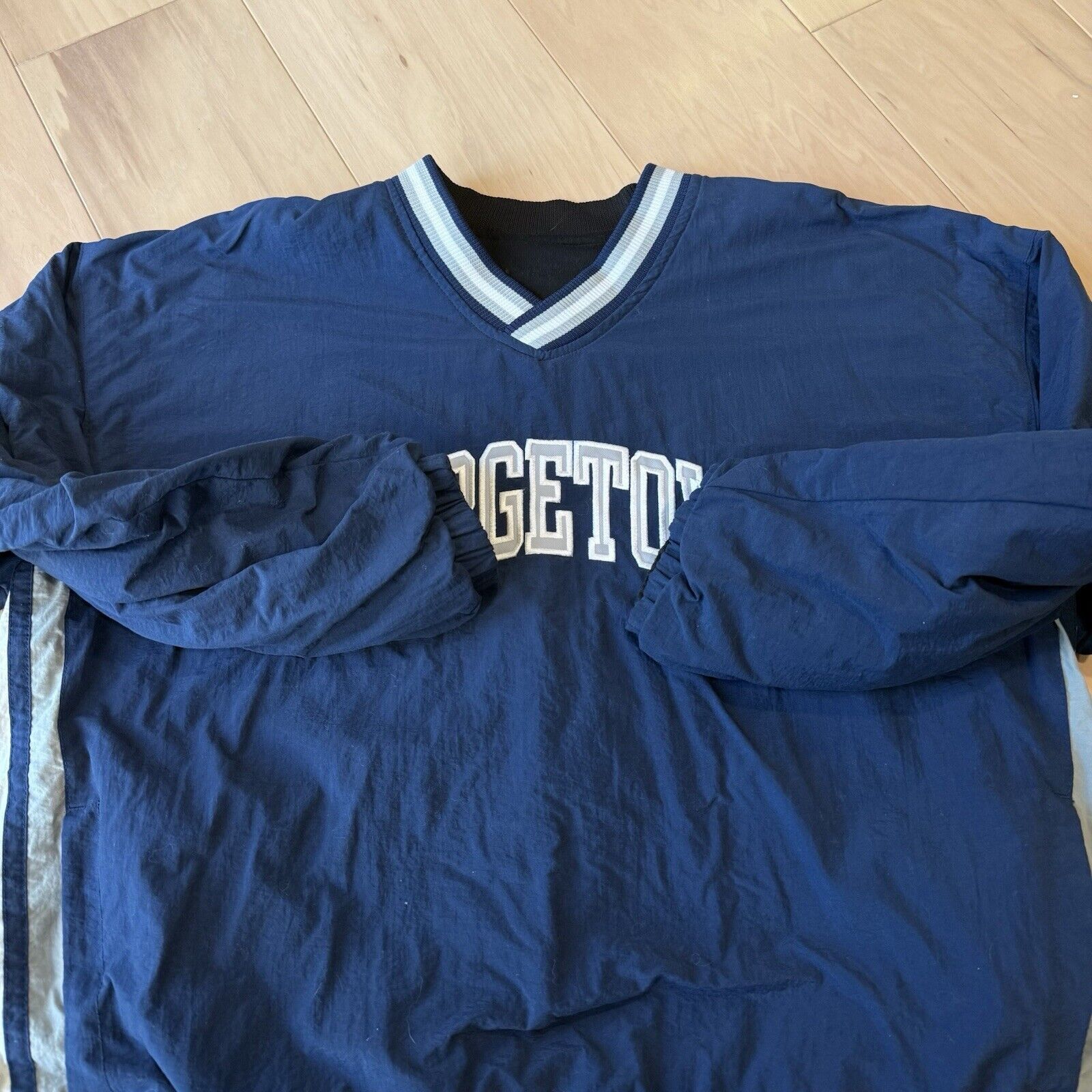 Starter × Vintage Vintage Georgetown Hoyas Sweatshirt L Blue Gray 90s Starter Size US L / EU 52-54 / 3 - 4 Thumbnail