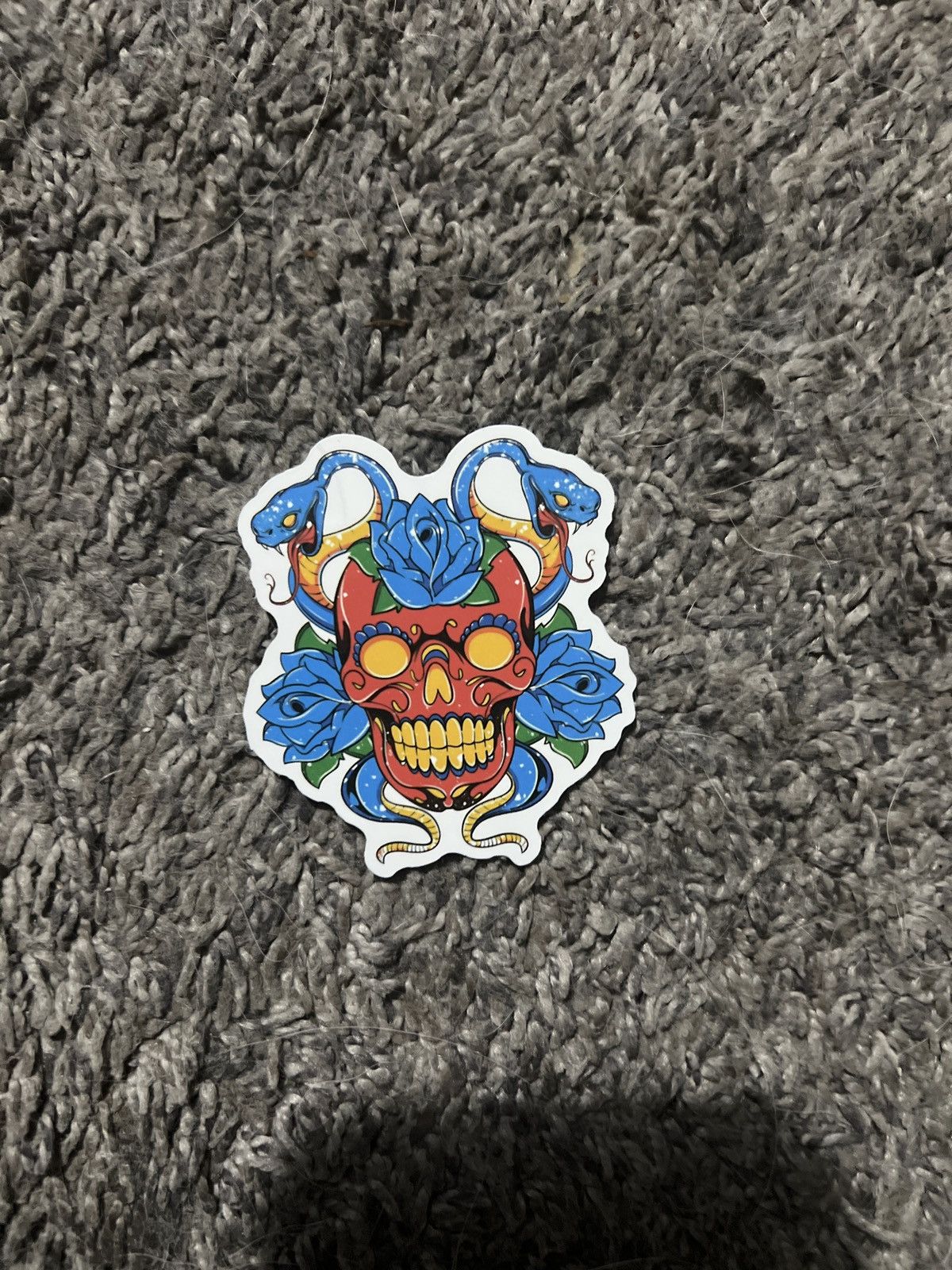 Other Skull And Snakes Tattoo Sticker Size ONE SIZE - 1 Thumbnail