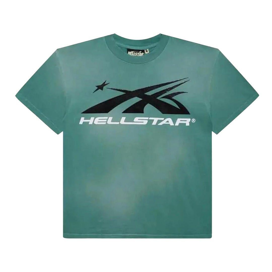 HELLSTAR Sports Logo Gel Tee Washed Teal Size US M / EU 48-50 / 2 - 1 Thumbnail