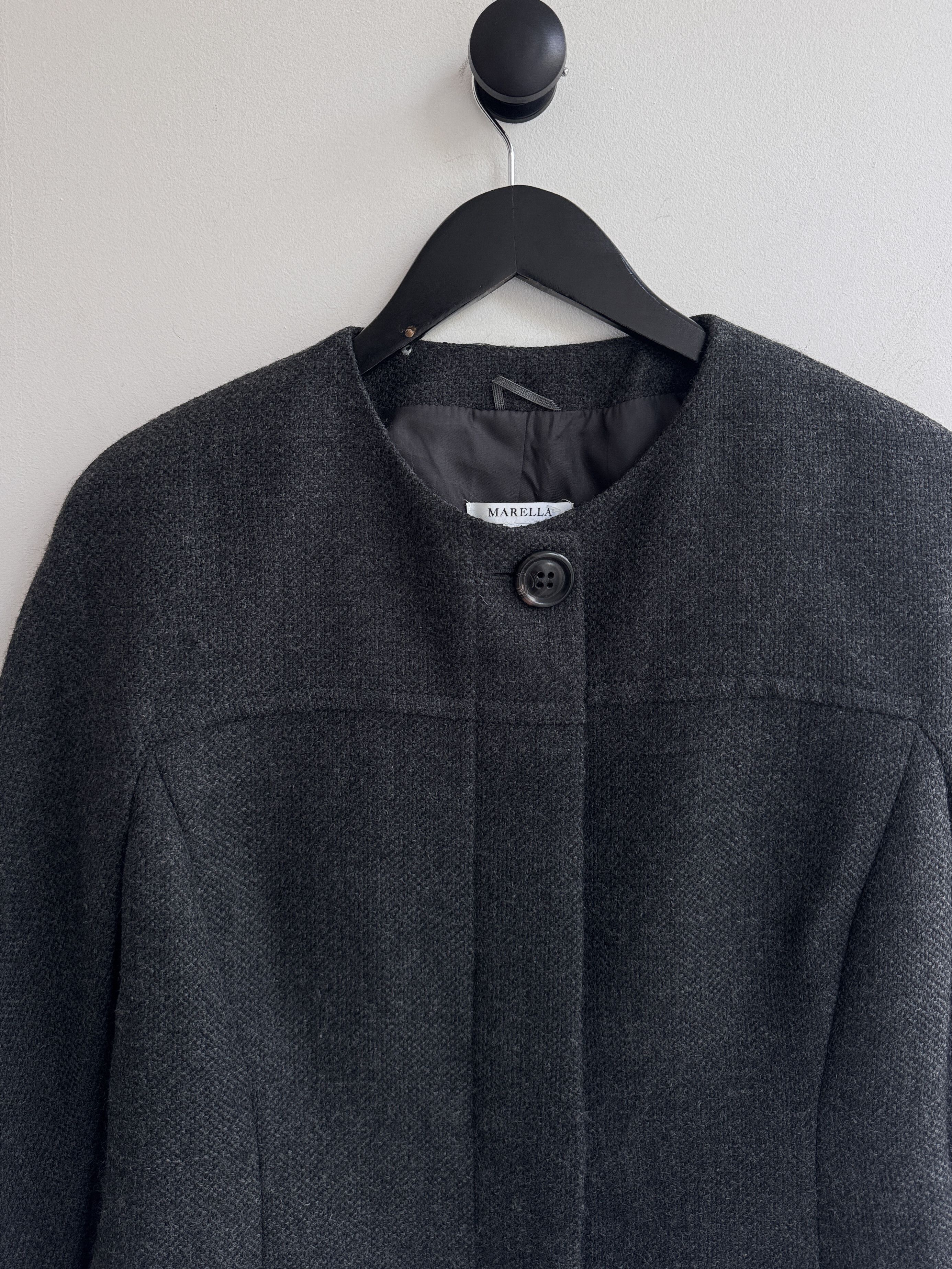 Marella Marella Wool Blazer Coat Jacket Size L / US 10 / IT 46 - 4 Thumbnail