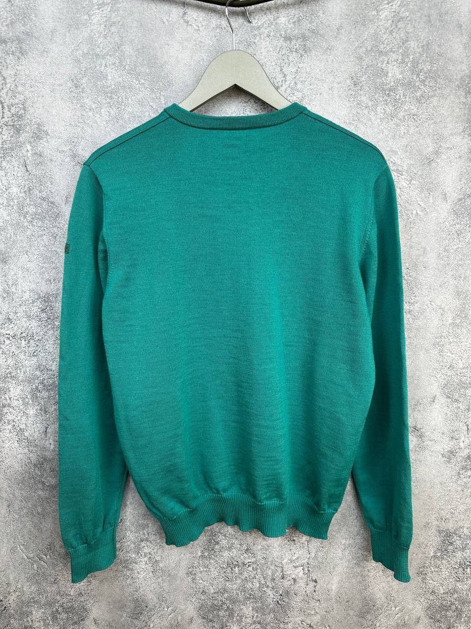 Other Maerz Muenchen V-Neck Sweater Merino Wool Mentol Blue Jumper Size US M / EU 48-50 / 2 - 2 Thumbnail